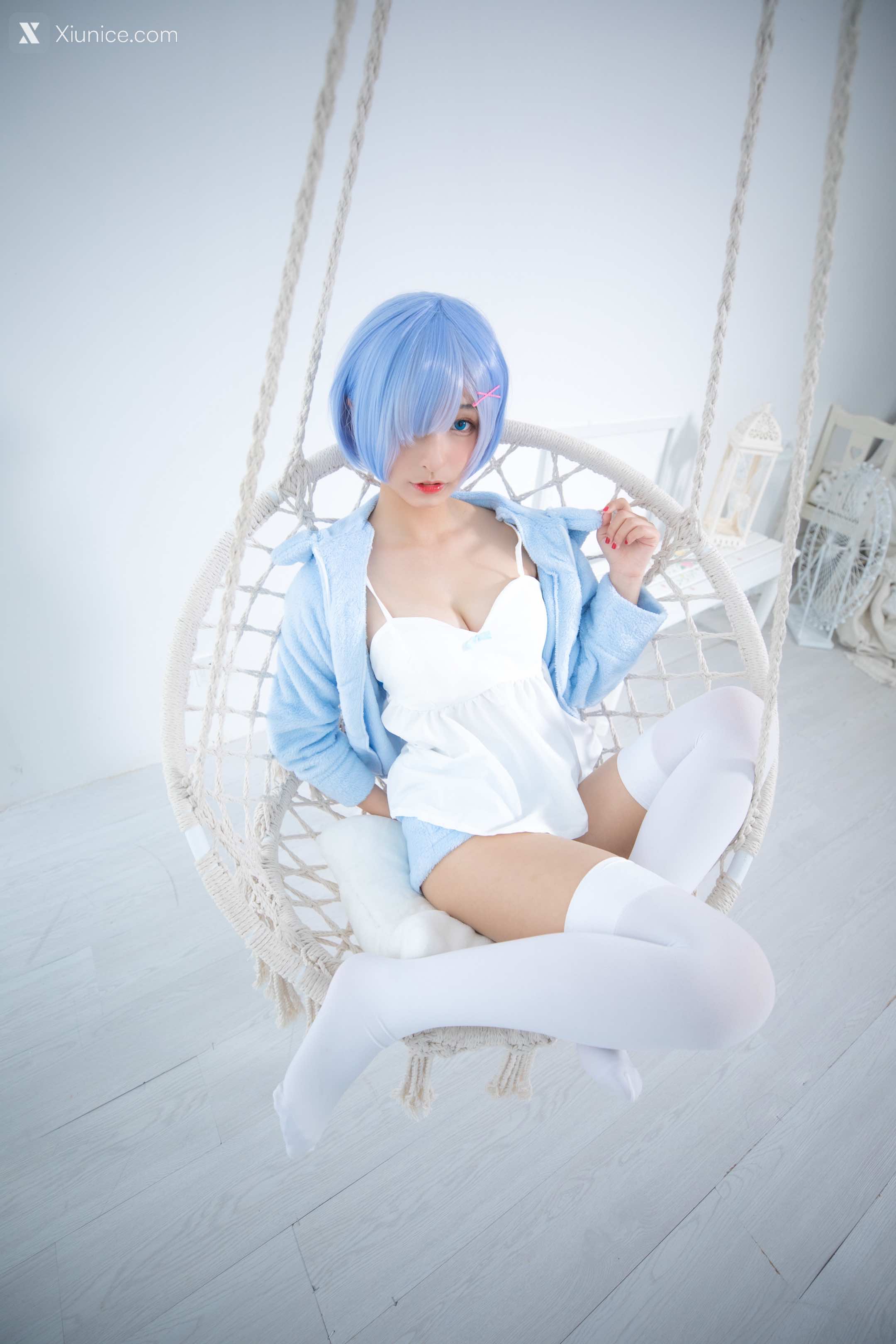 Coser@神楽坂真冬 Vol.005 蕾姆 Milk by blue 第97张