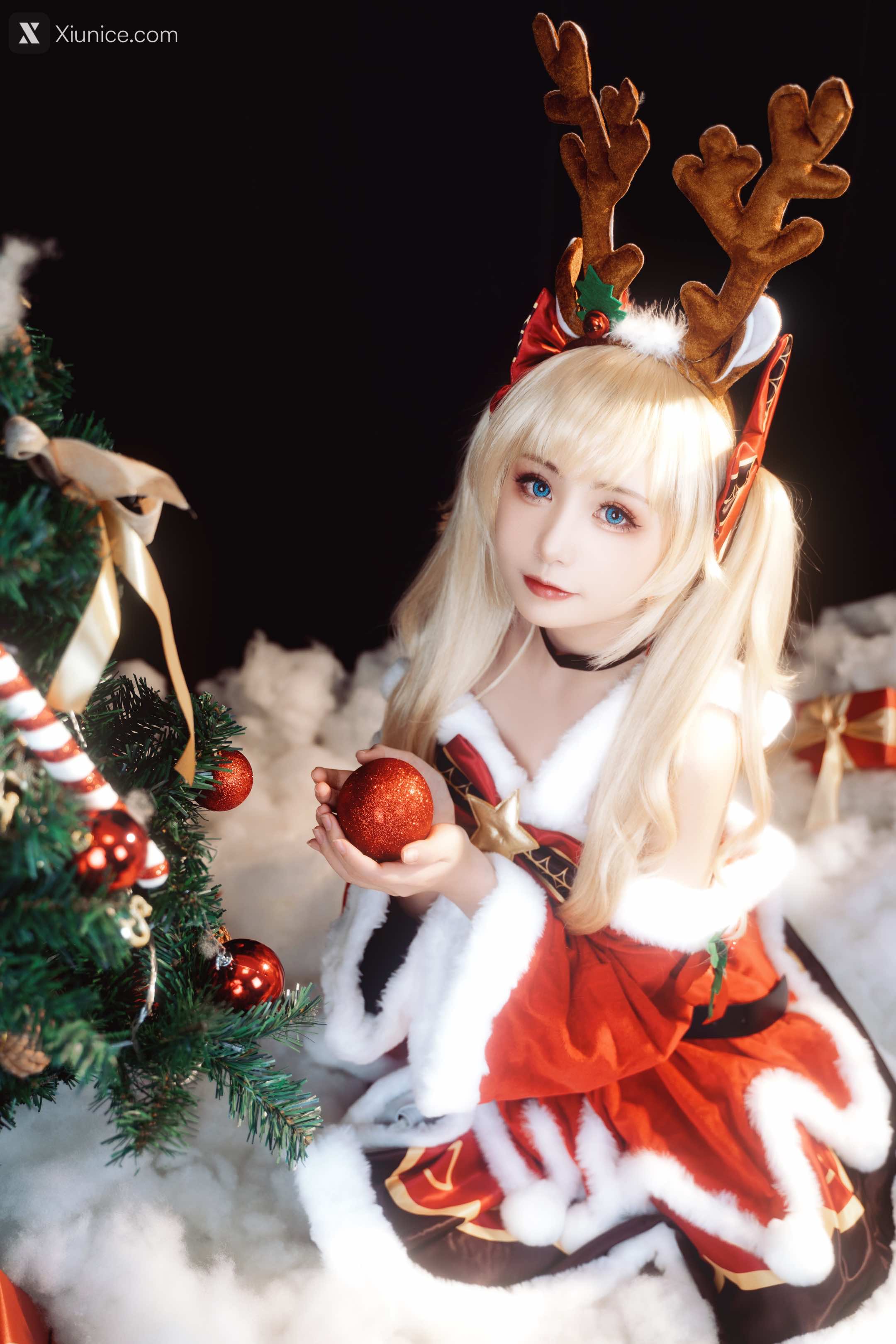 Coser@爆机少女喵小吉 (Nekokoyoshi) & 金鱼kinngyo – 圣诞特辑 第4张
