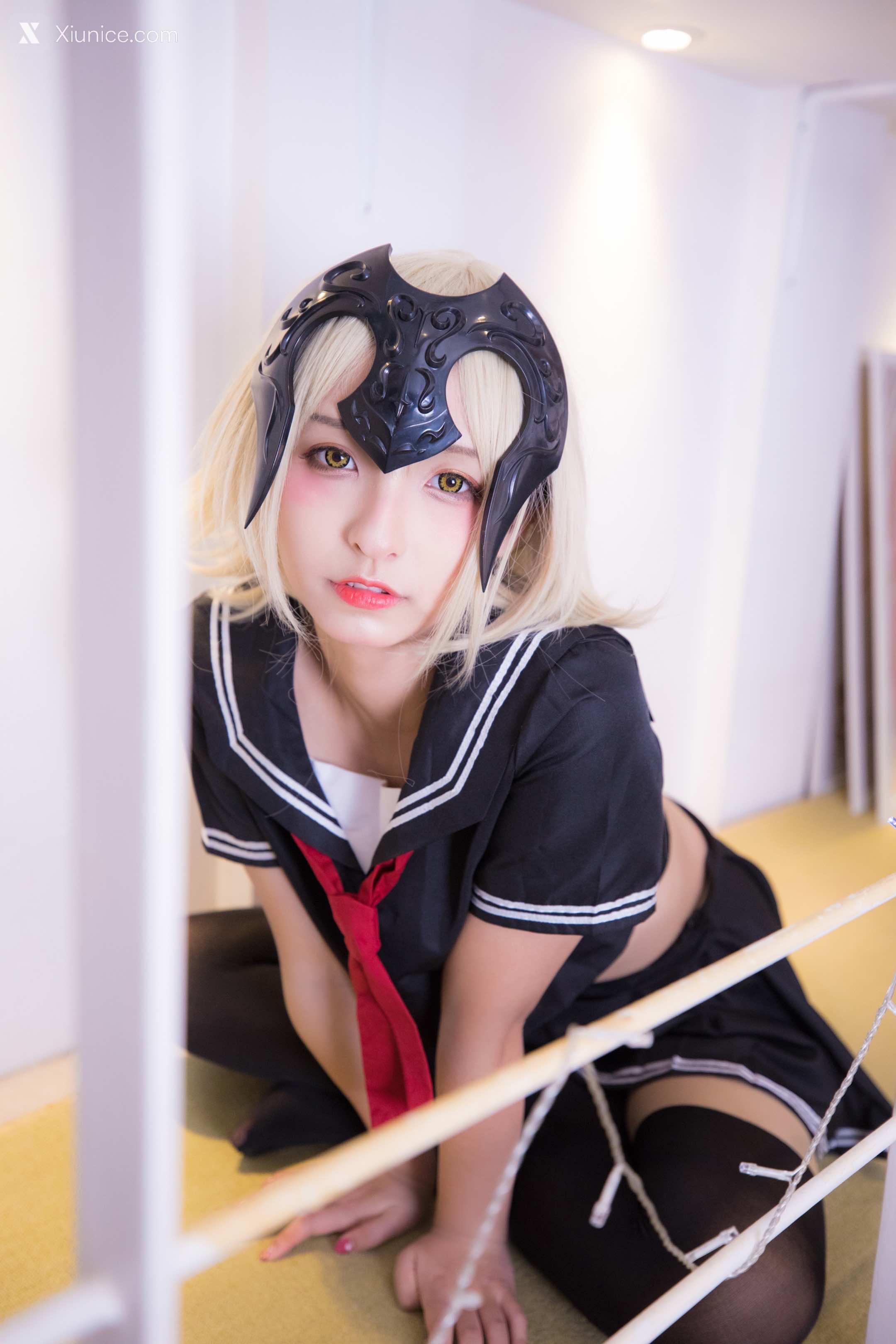 Coser@神楽坂真冬 Vol.013 放课后领域 学园黑贞 第118张