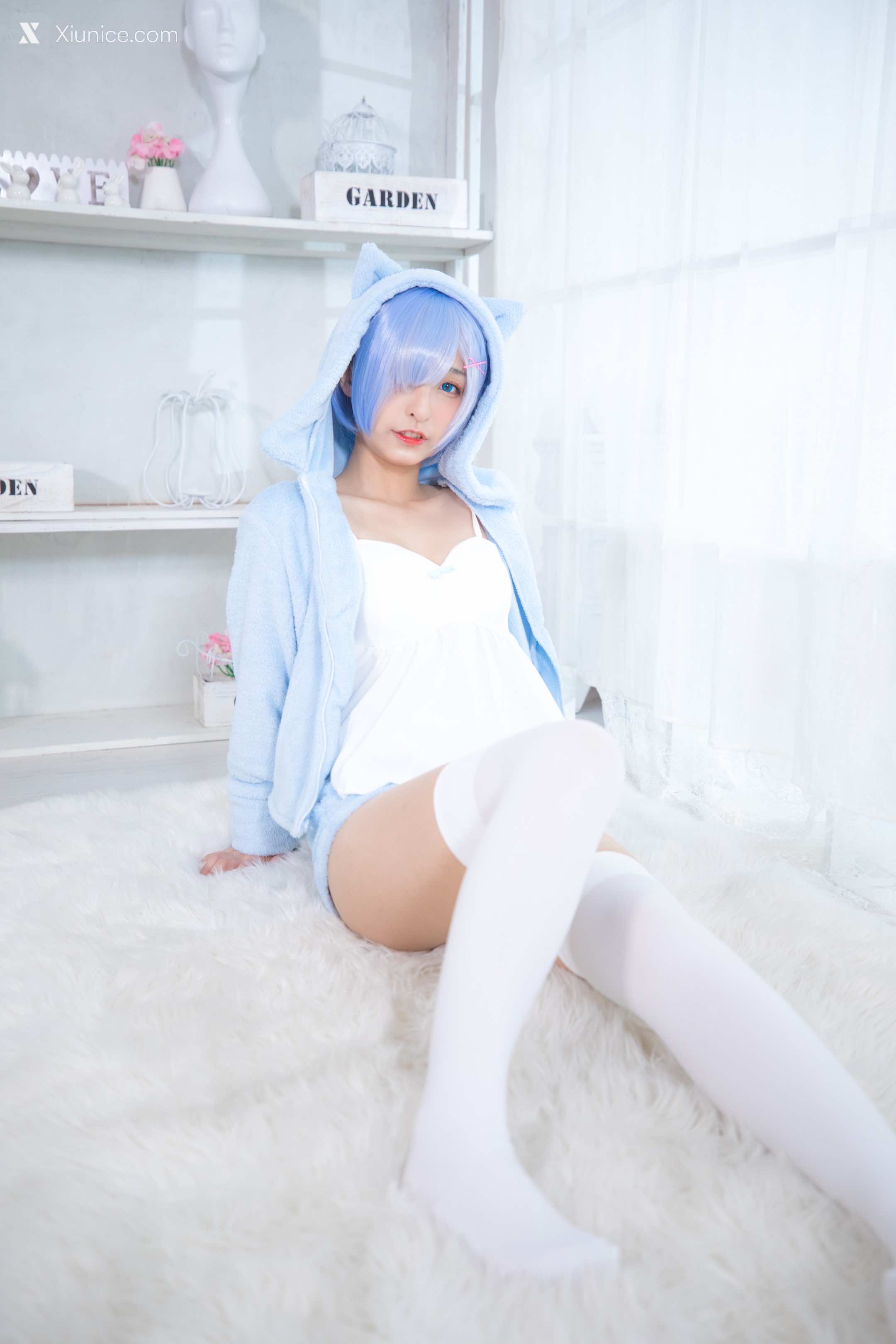 Coser@神楽坂真冬 Vol.005 蕾姆 Milk by blue 第105张