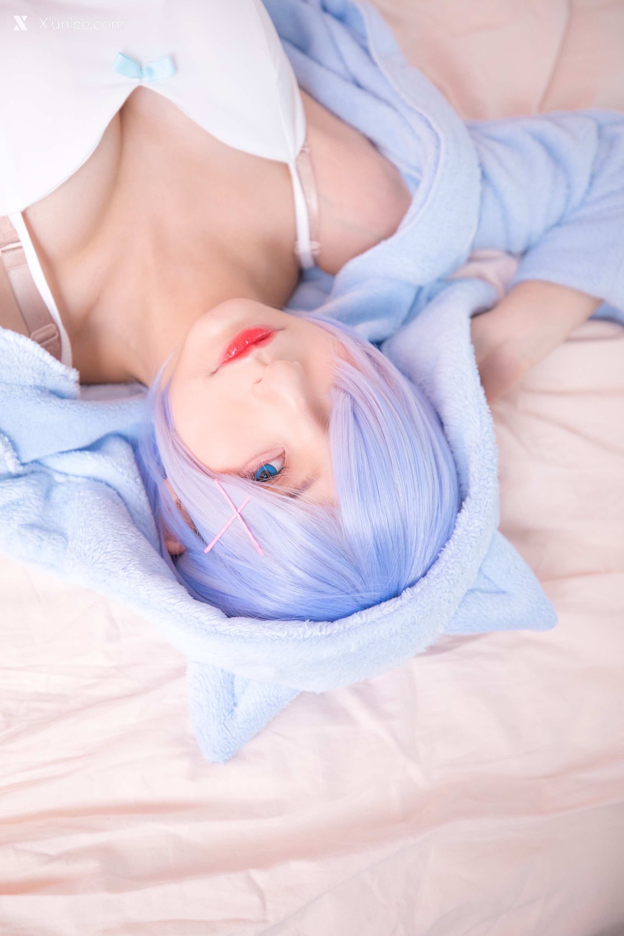 Coser@神楽坂真冬 Vol.005 蕾姆 Milk by blue 第47张