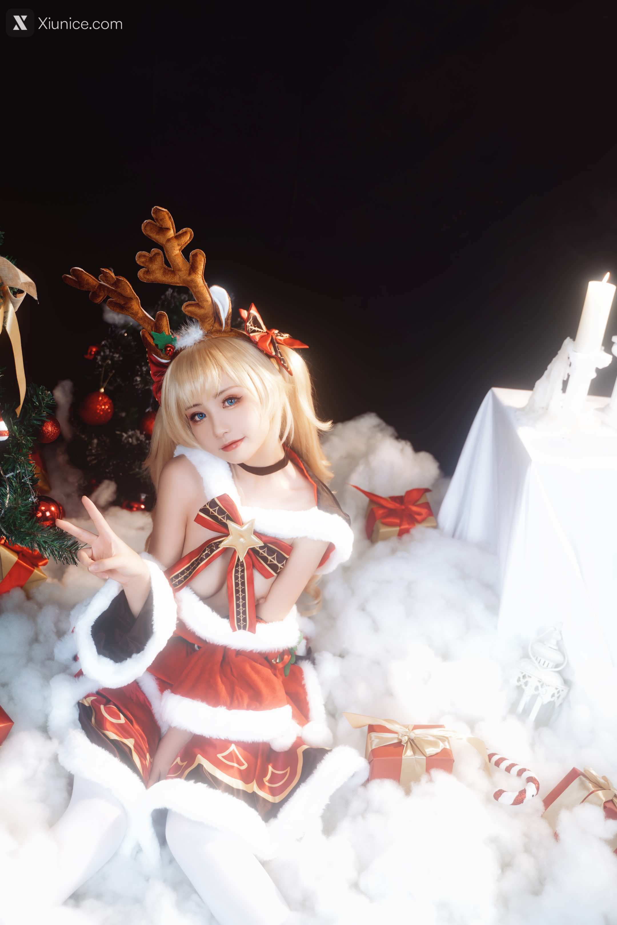 Coser@爆机少女喵小吉 (Nekokoyoshi) & 金鱼kinngyo – 圣诞特辑 第35张