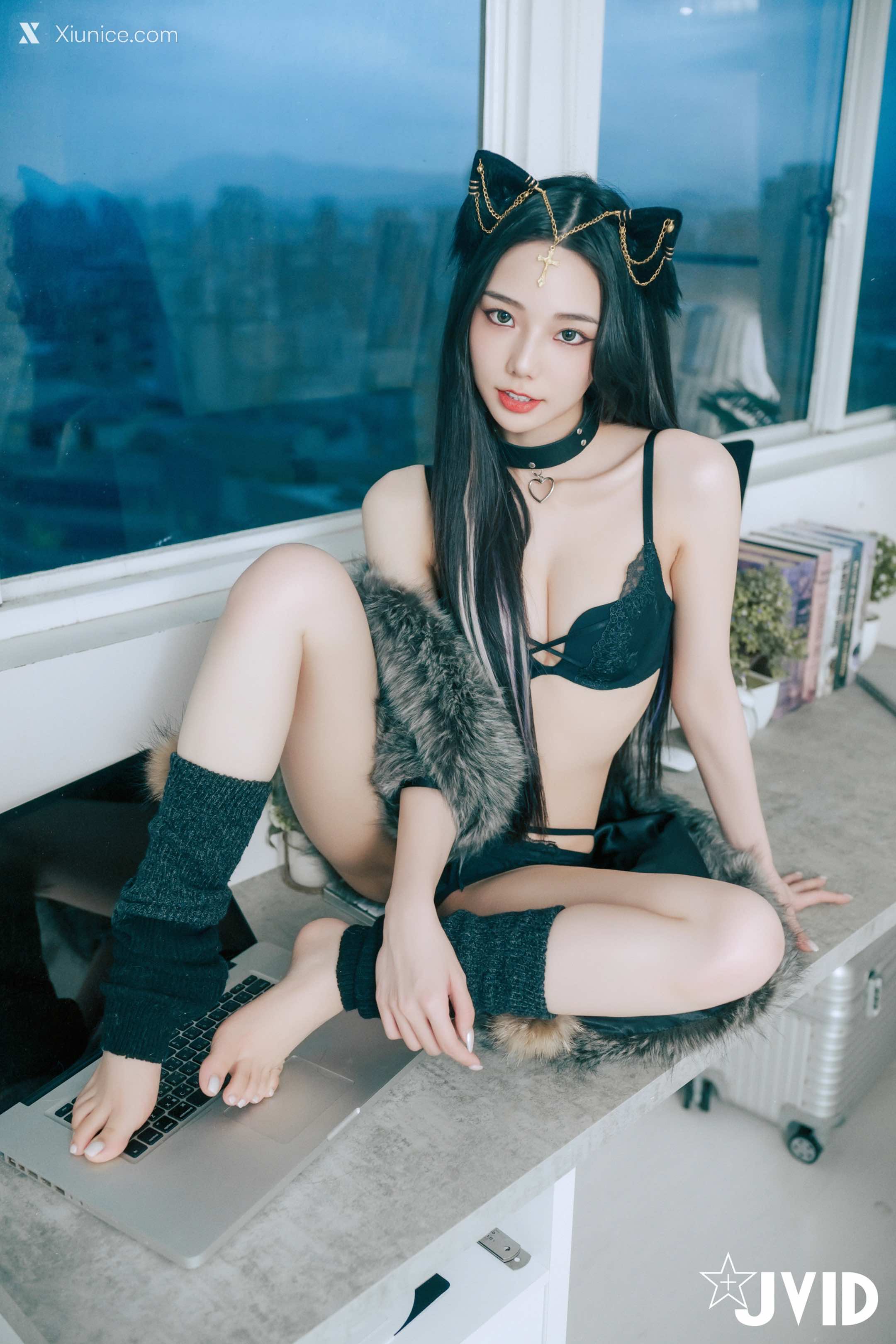 JVID – 啾啾 – 牛奶成功收編冶豔的黑貓娘 第150张