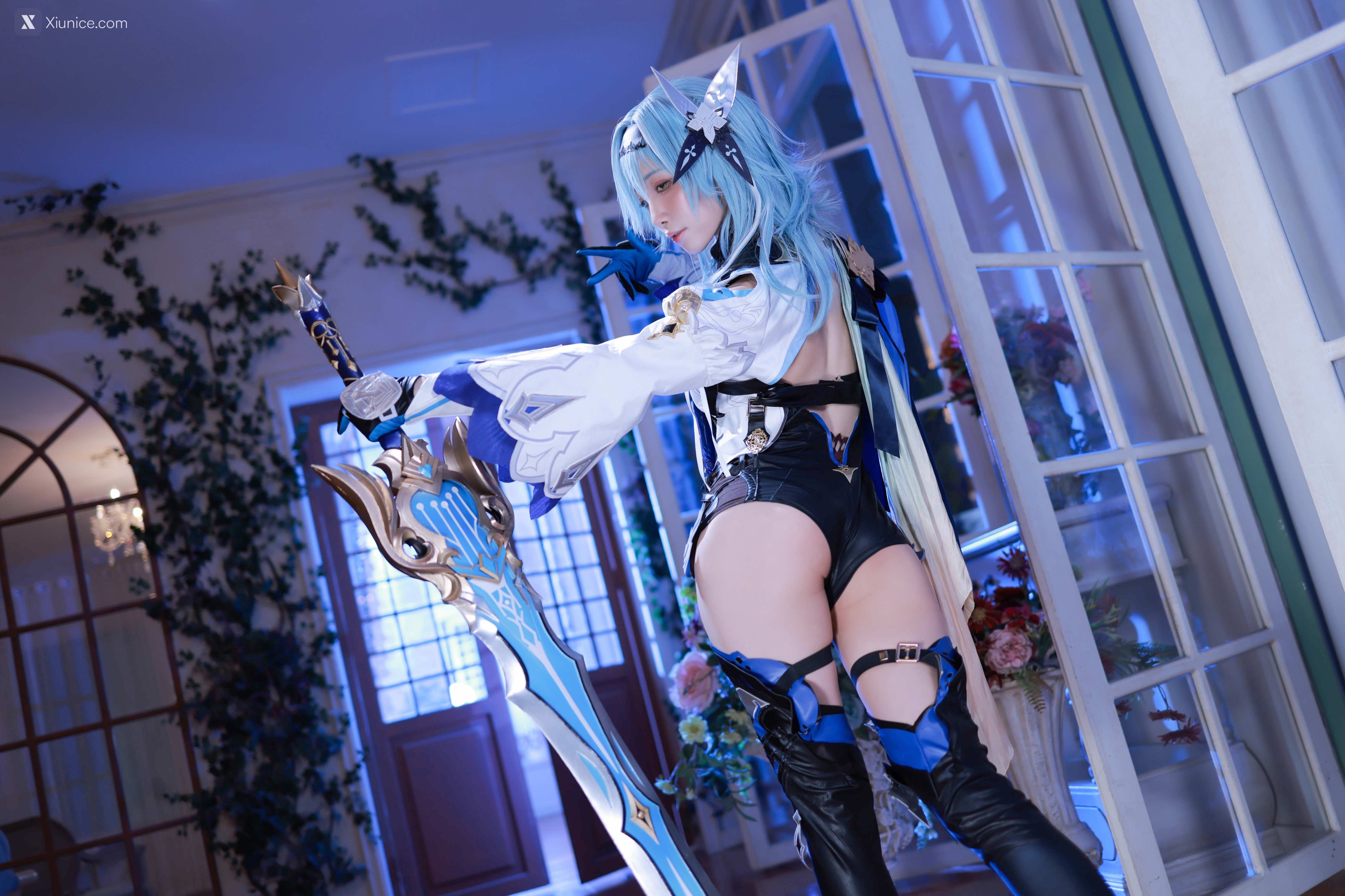 Coser@水淼Aqua – 原神-优菈性感装+S 第90张