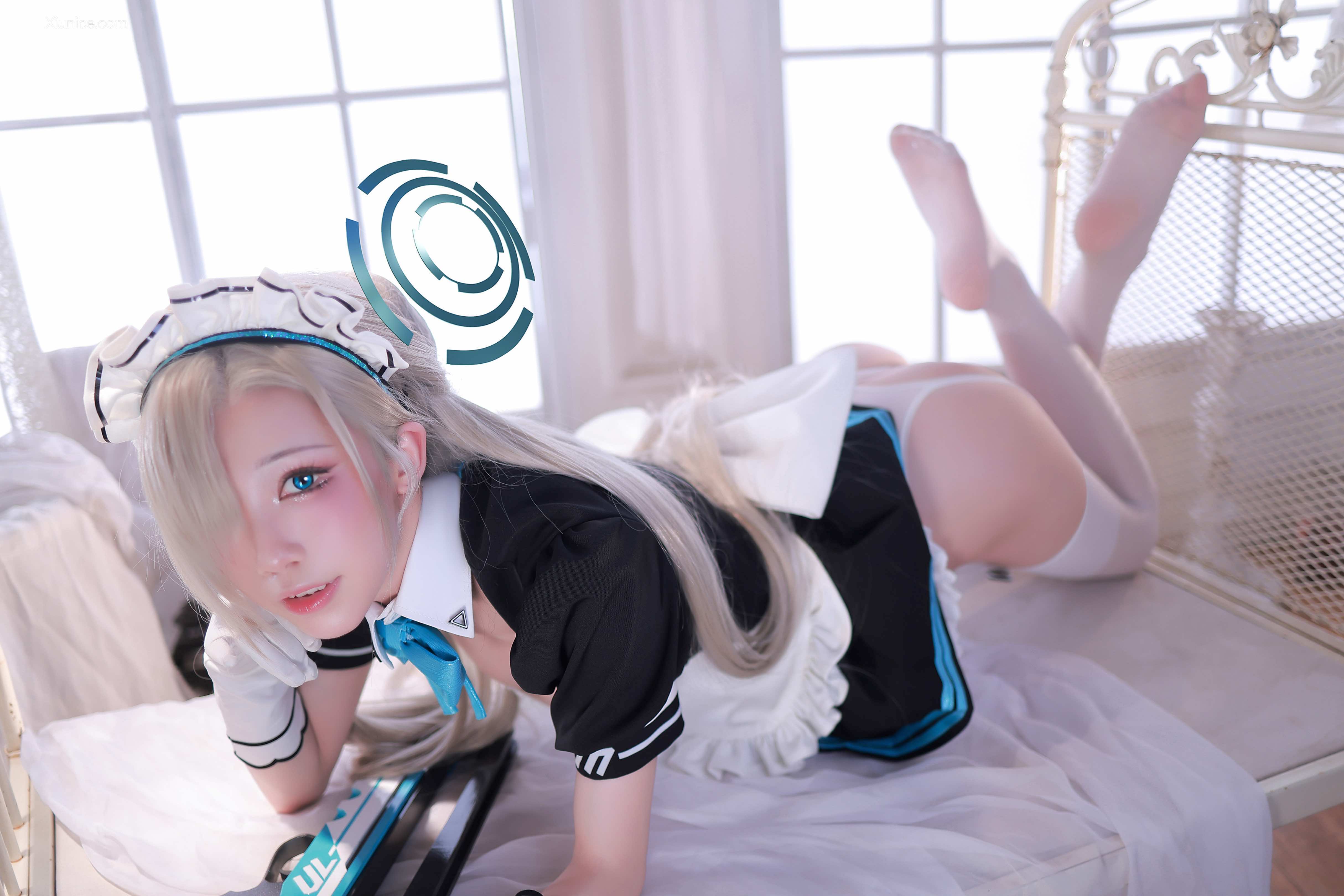 Coser@水淼Aqua – 碧蓝档案 – 一之濑明日奈女仆 第11张