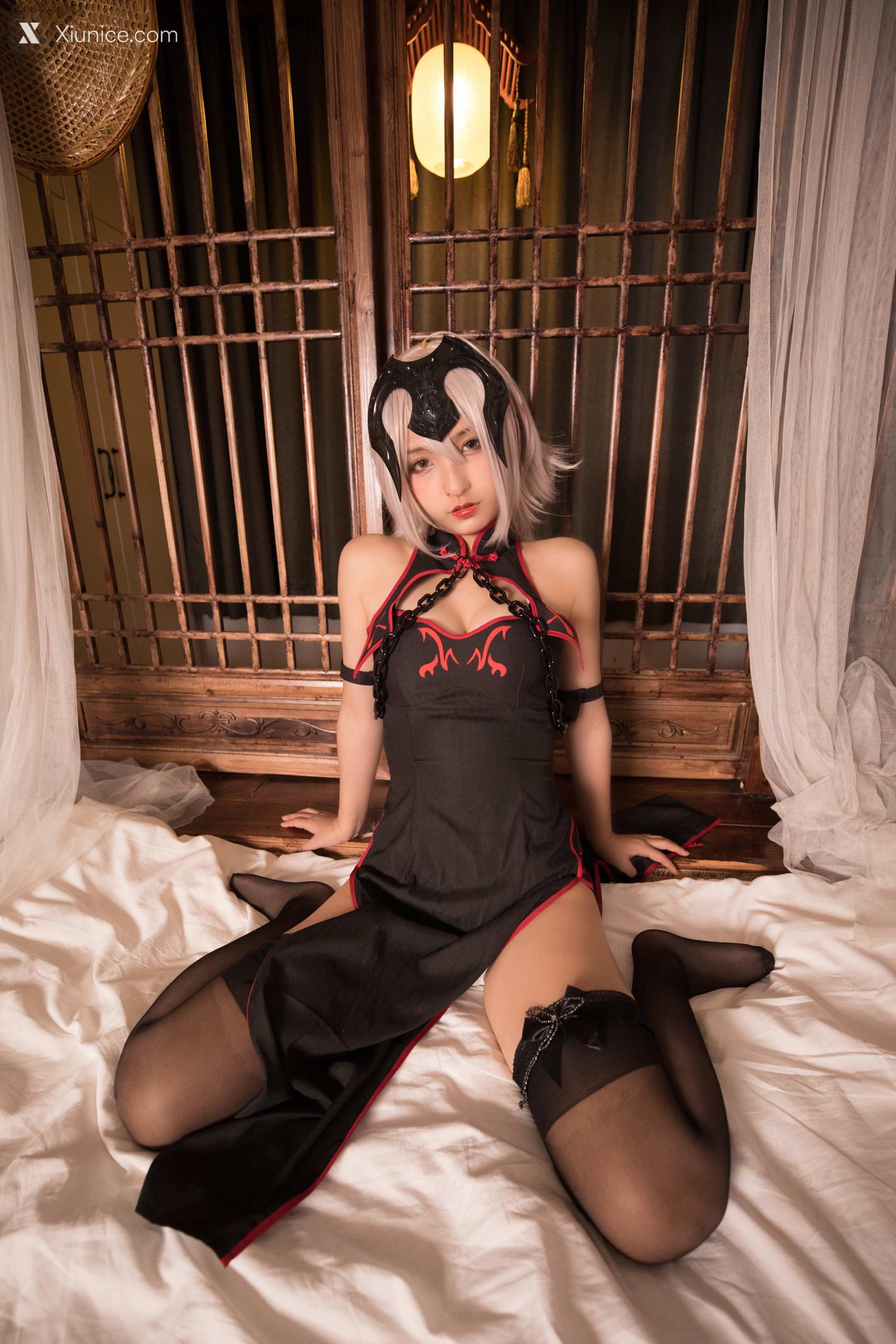 Coser@神楽坂真冬 Vol.016 旗袍黑贞 第65张