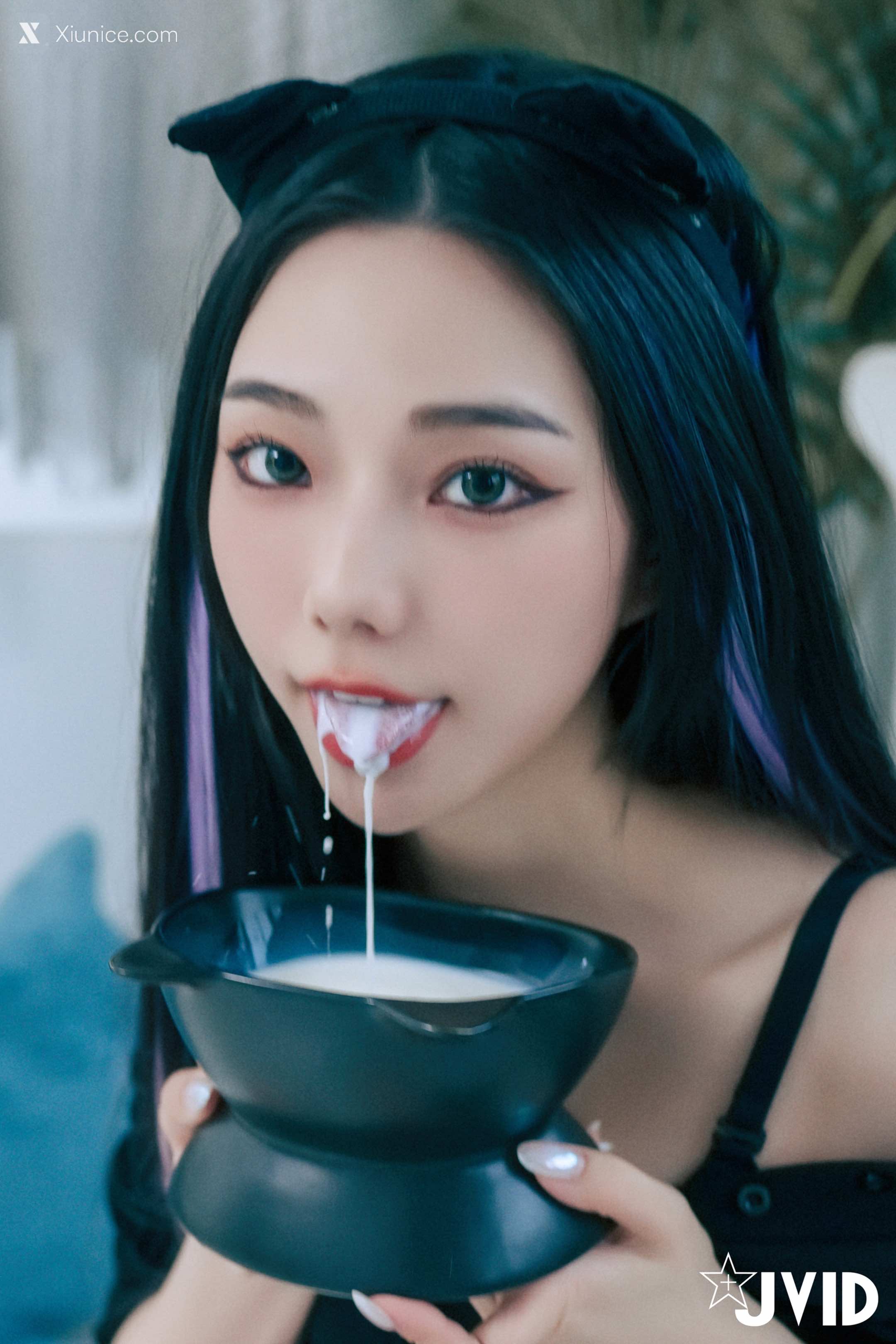 JVID – 啾啾 – 牛奶成功收編冶豔的黑貓娘 第144张