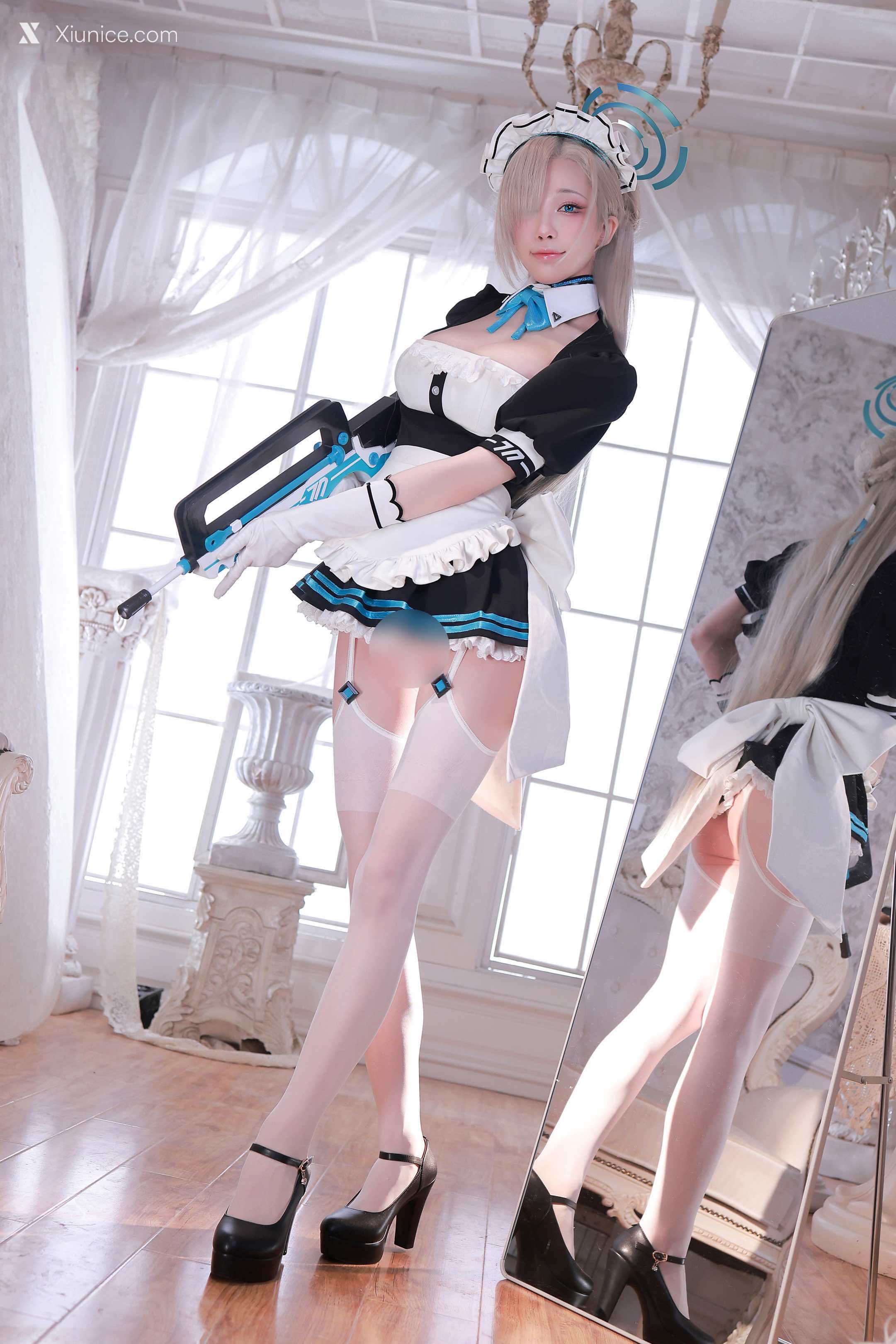 Coser@水淼Aqua – 碧蓝档案 – 一之濑明日奈女仆 第144张
