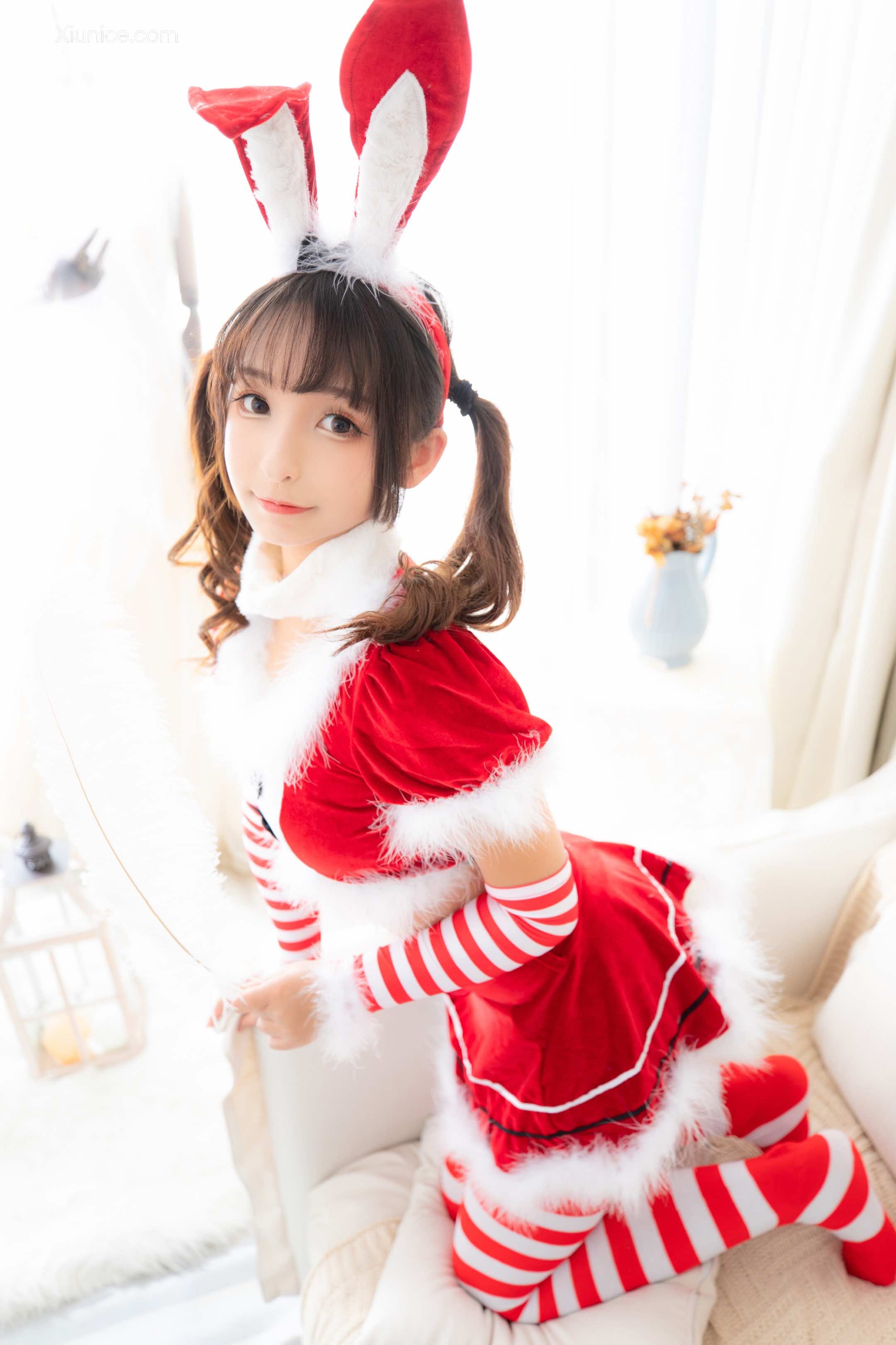 Coser@神楽坂真冬 Vol.028 クリスマス　クイーン 圣诞 第149张