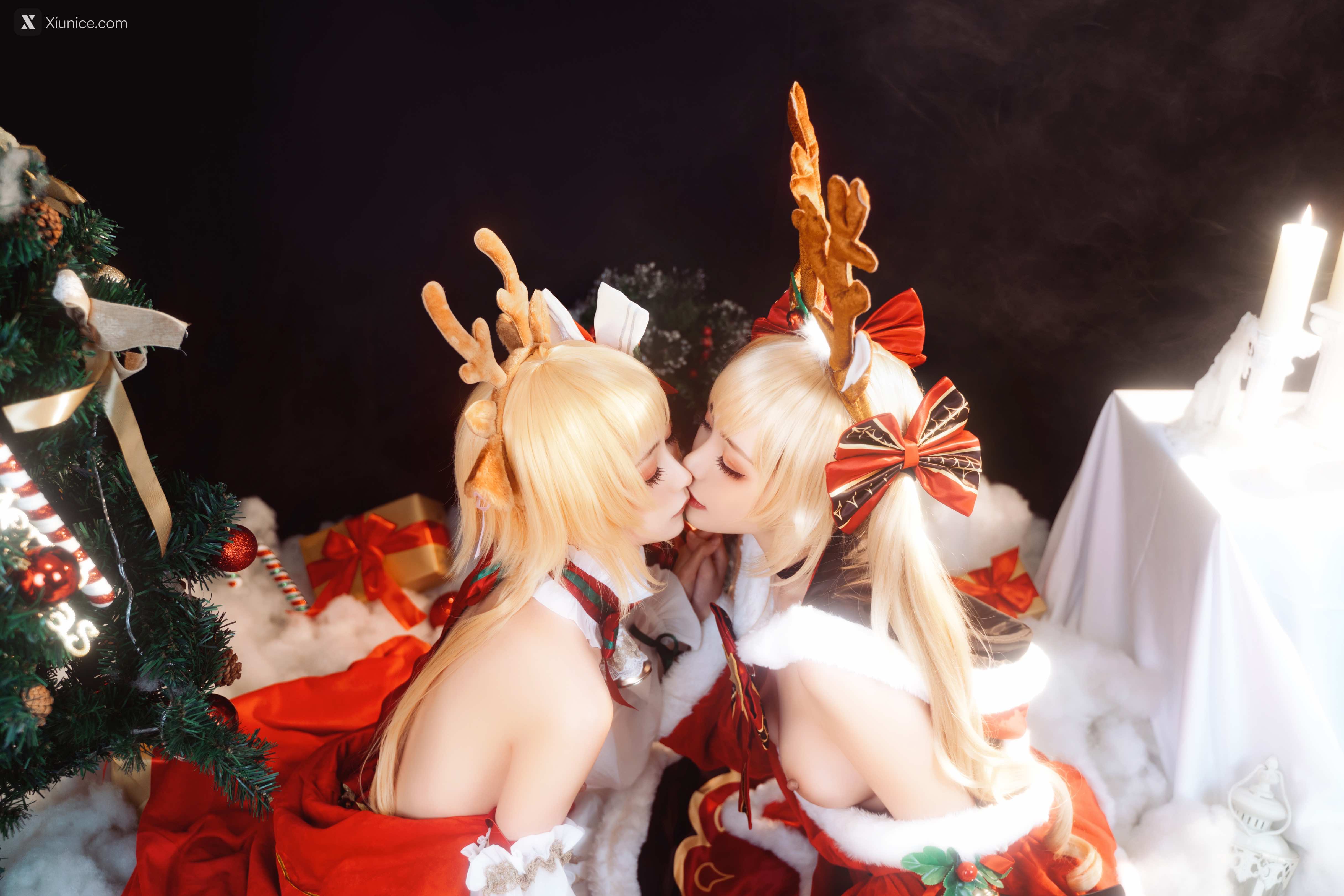 Coser@爆机少女喵小吉 (Nekokoyoshi) & 金鱼kinngyo – 圣诞特辑 第42张