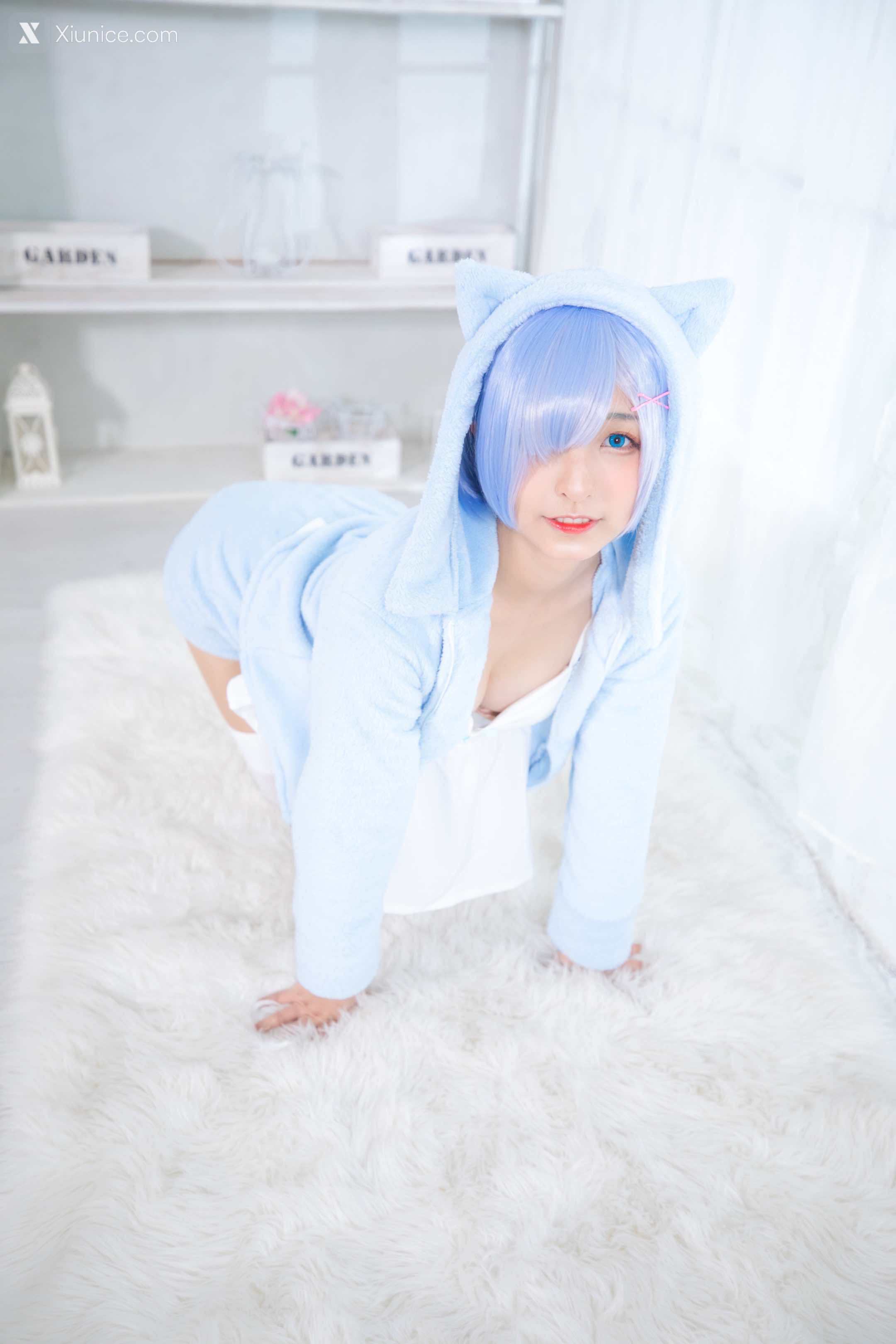 Coser@神楽坂真冬 Vol.005 蕾姆 Milk by blue 第103张