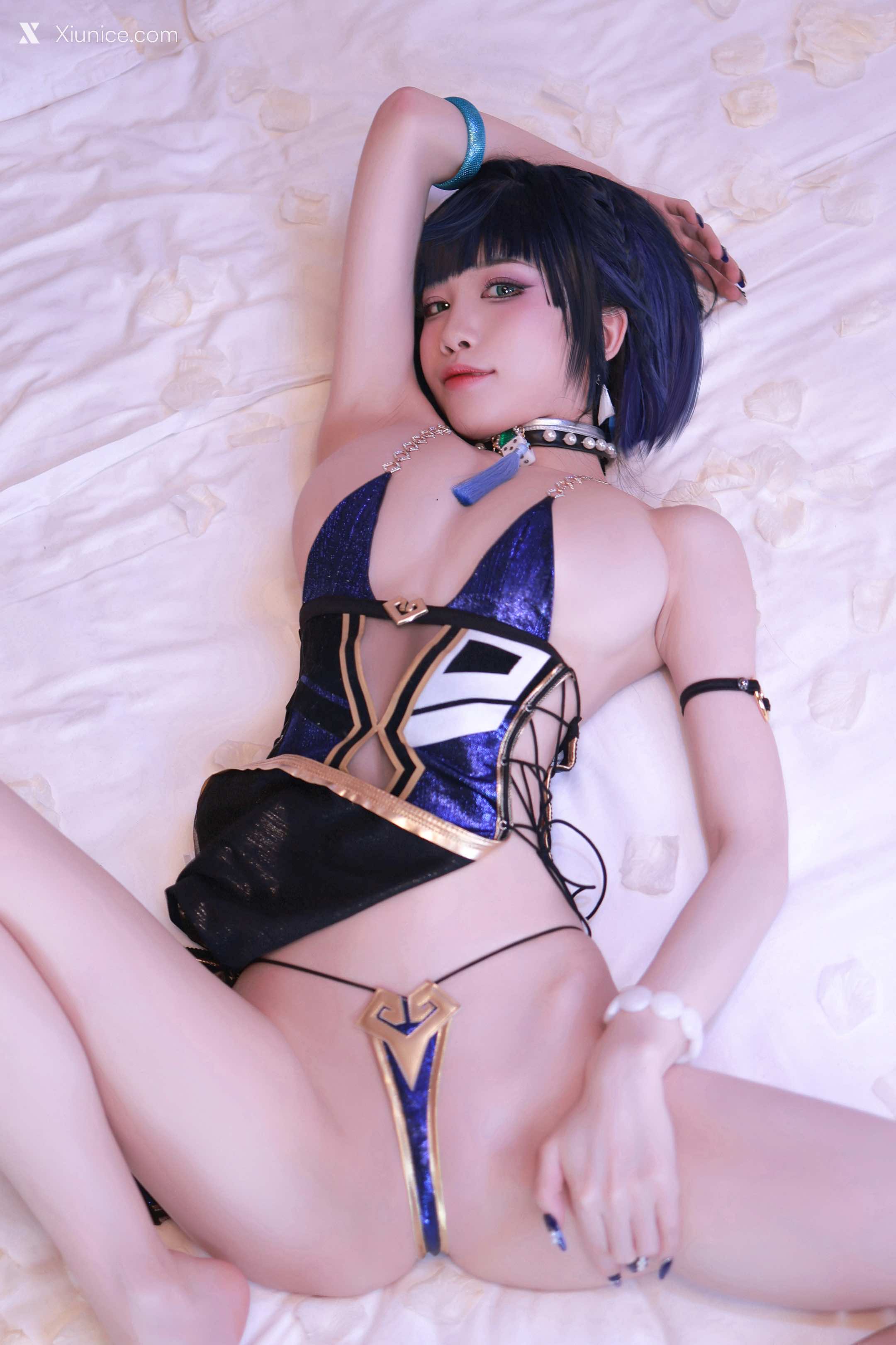 Coser@水淼Aqua – 夜阑同人礼服+自拍 第78张