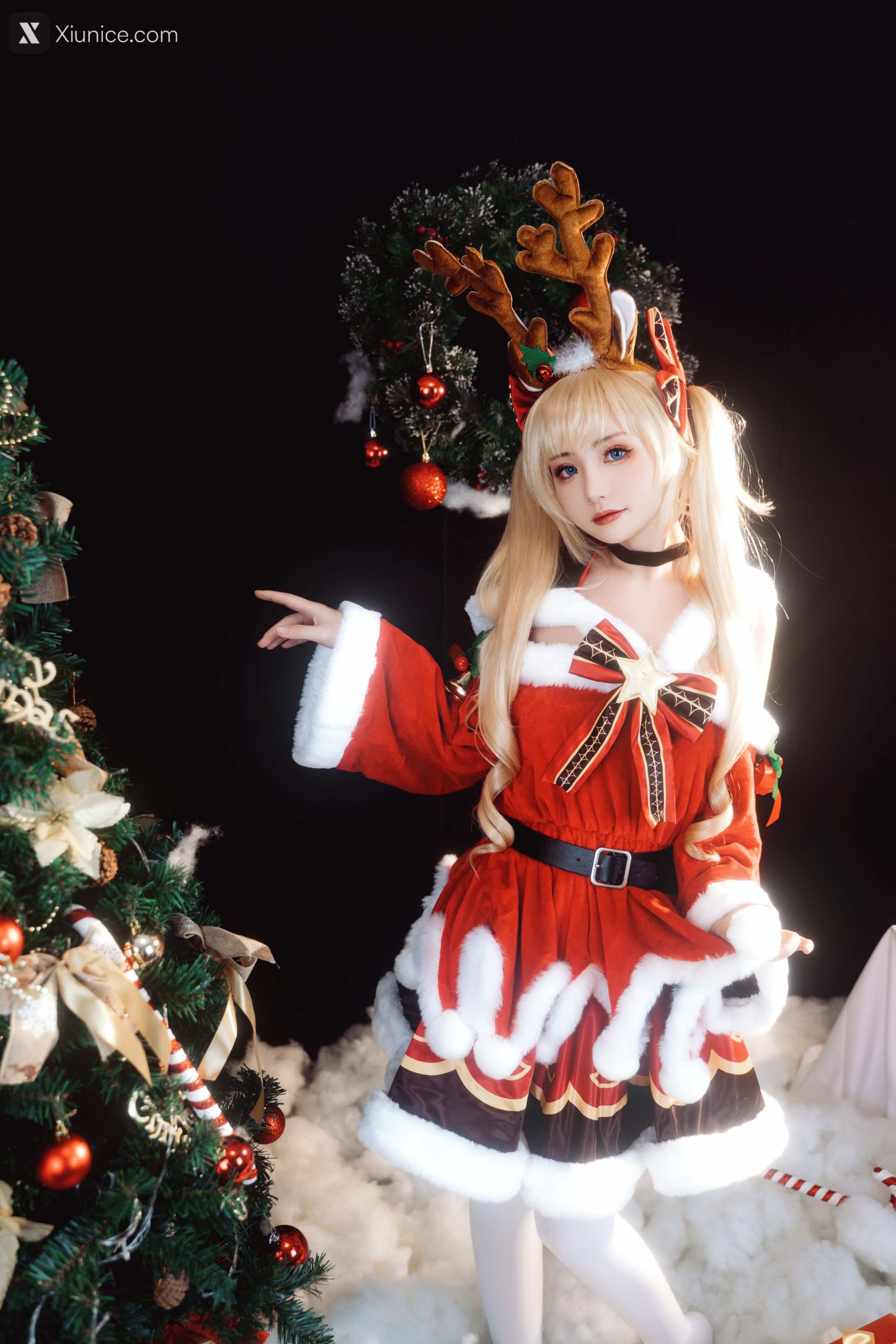 Coser@爆机少女喵小吉 (Nekokoyoshi) & 金鱼kinngyo – 圣诞特辑 第87张