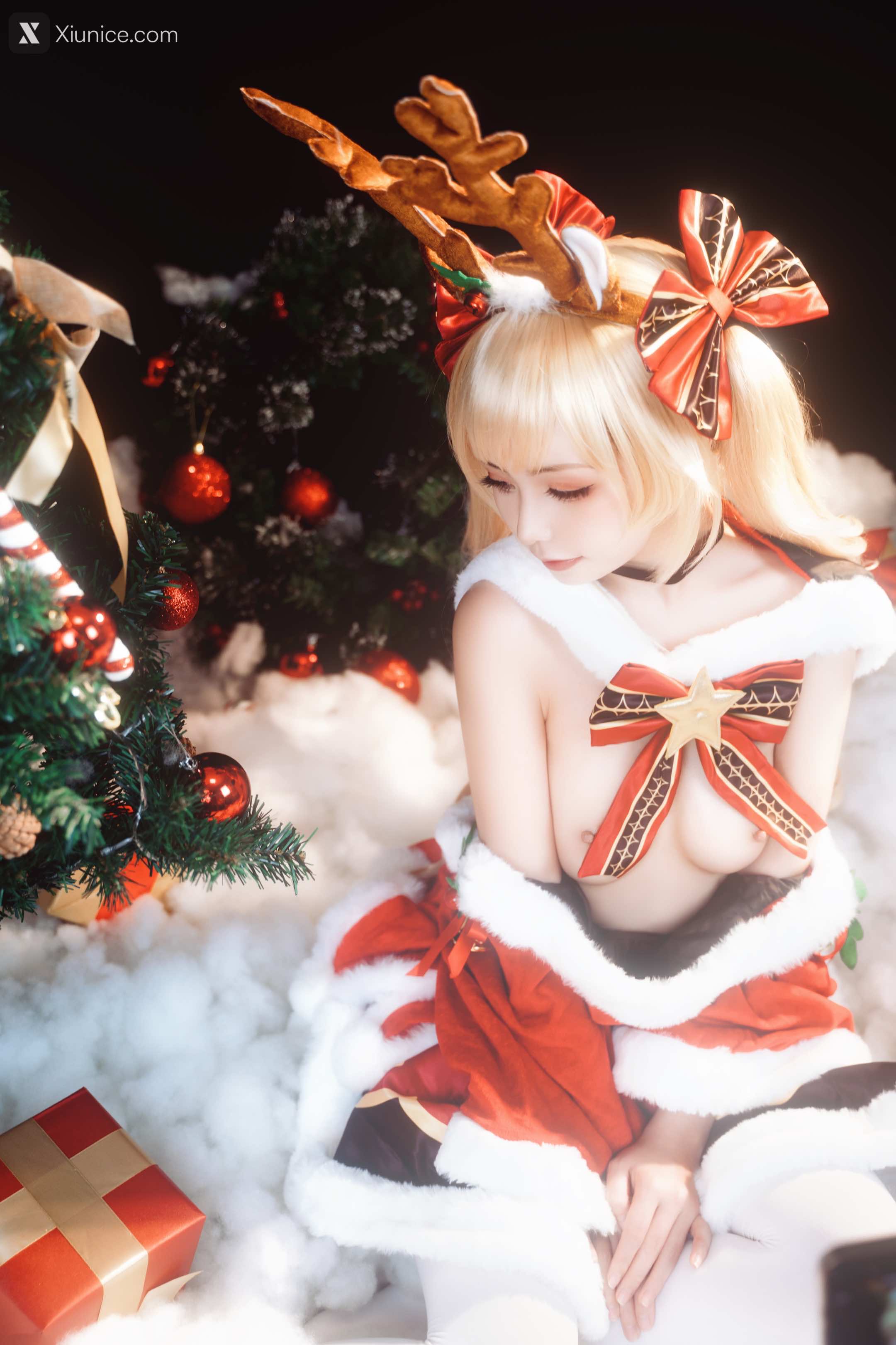 Coser@爆机少女喵小吉 (Nekokoyoshi) & 金鱼kinngyo – 圣诞特辑 第30张