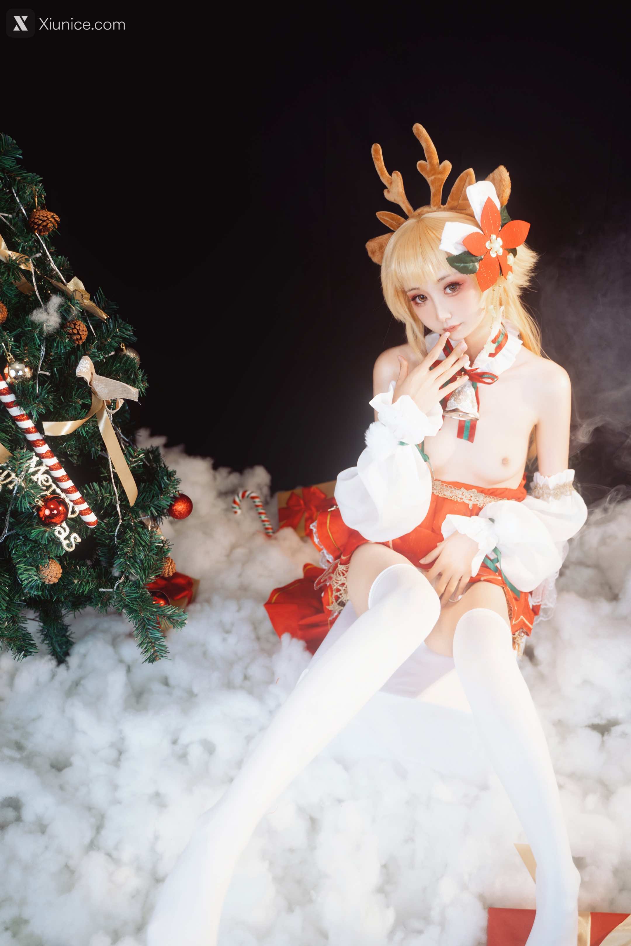 Coser@爆机少女喵小吉 (Nekokoyoshi) & 金鱼kinngyo – 圣诞特辑 第48张