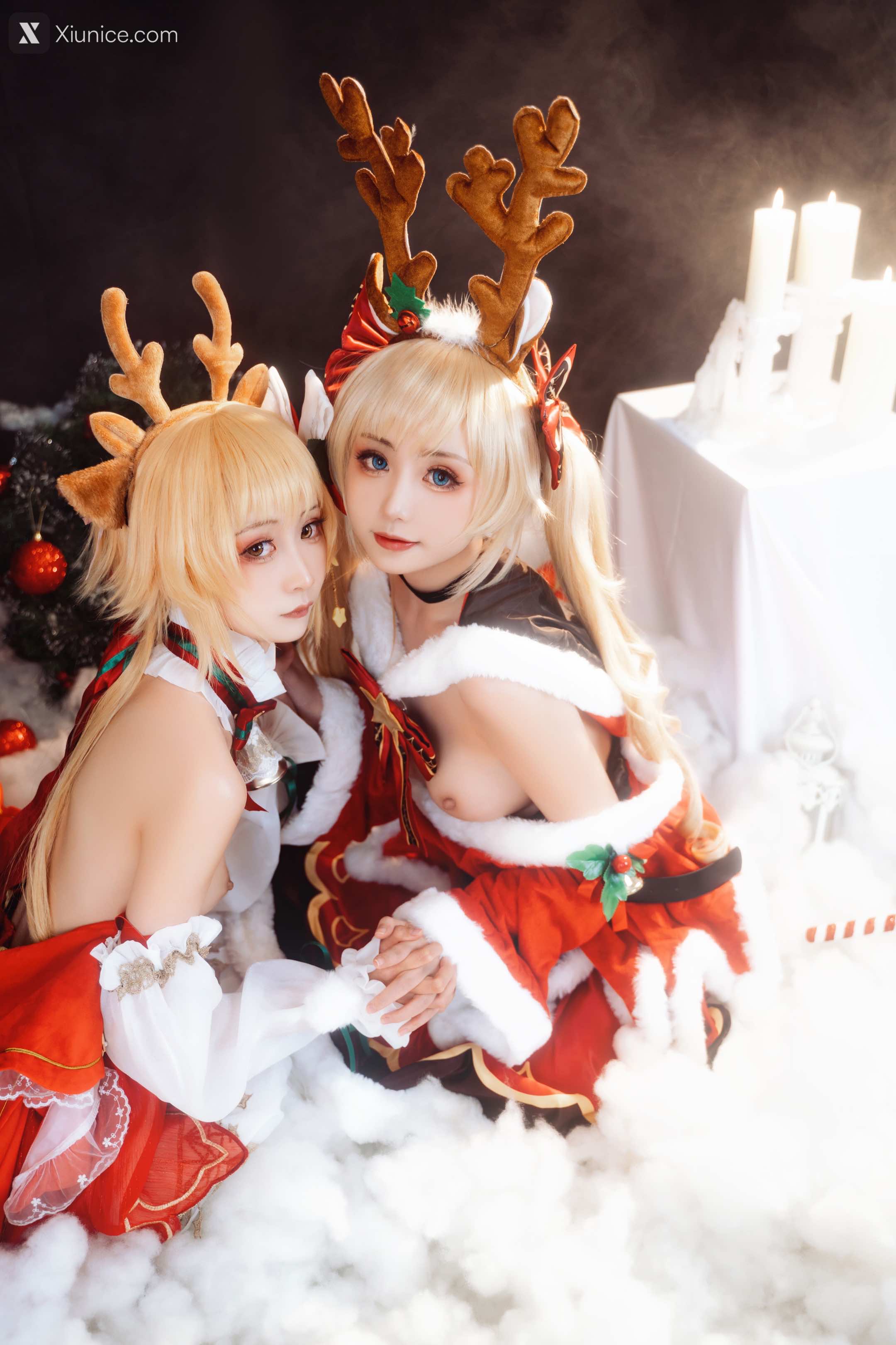 Coser@爆机少女喵小吉 (Nekokoyoshi) & 金鱼kinngyo – 圣诞特辑 第41张