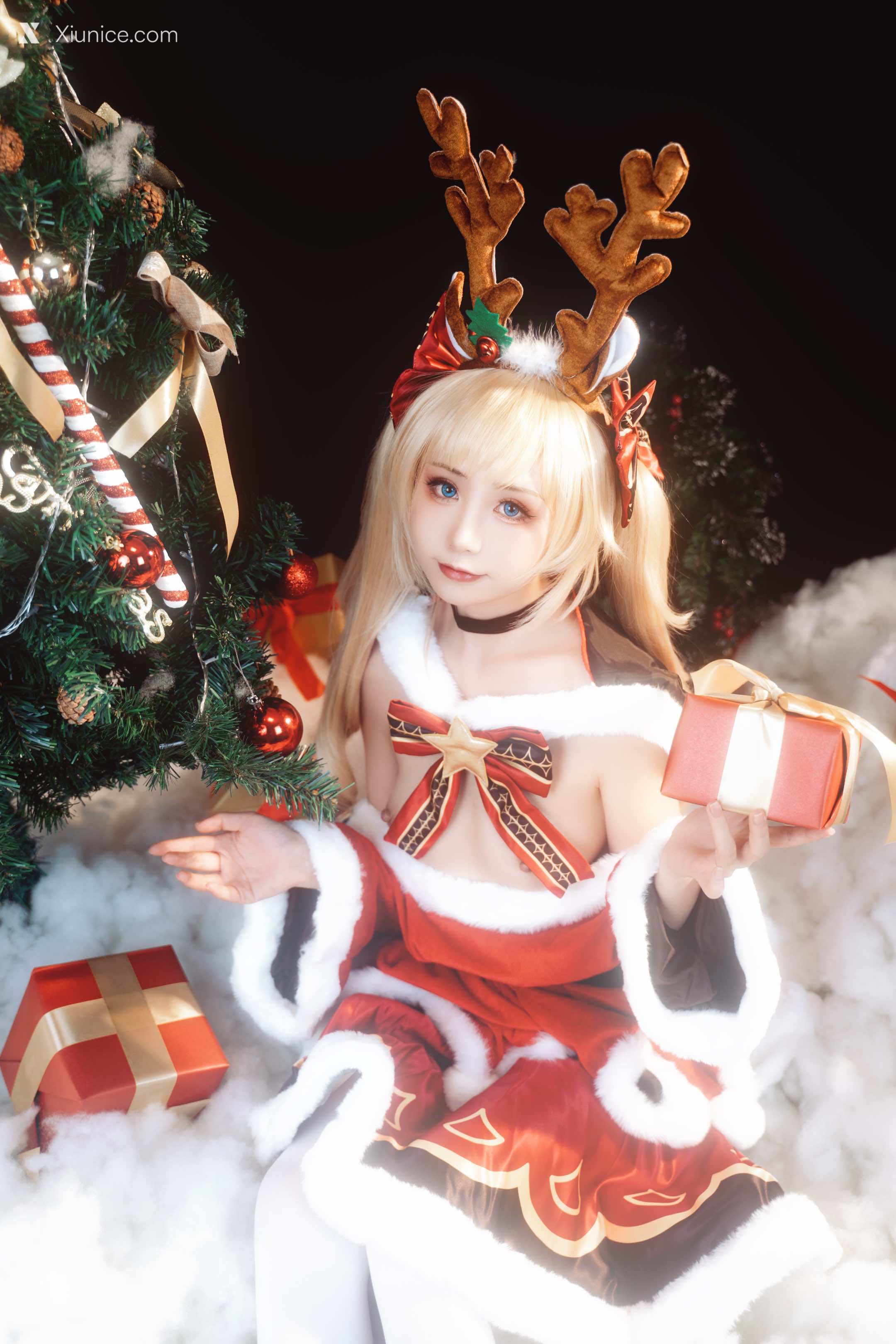 Coser@爆机少女喵小吉 (Nekokoyoshi) & 金鱼kinngyo – 圣诞特辑 第32张