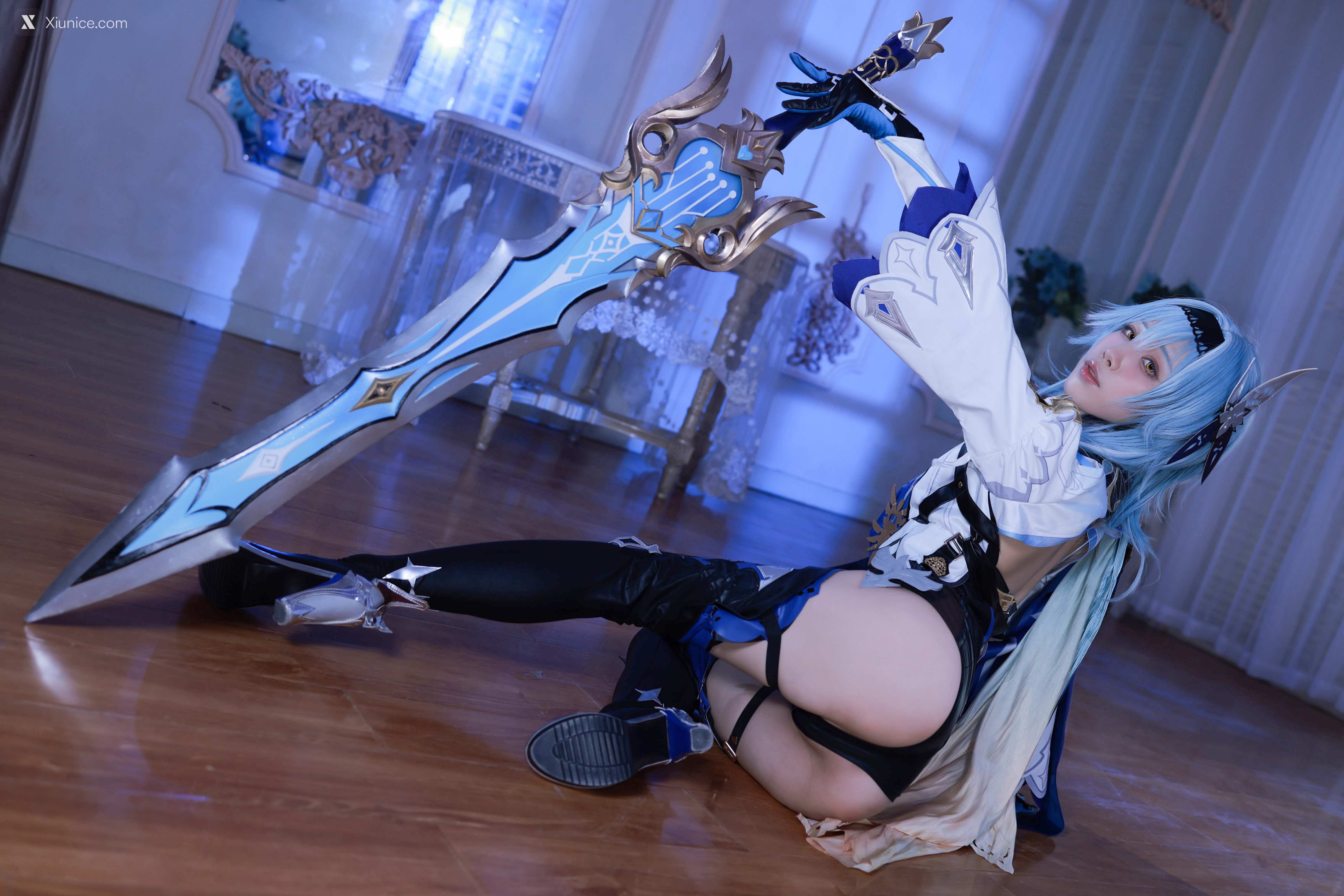 Coser@水淼Aqua – 原神-优菈性感装+S 第78张