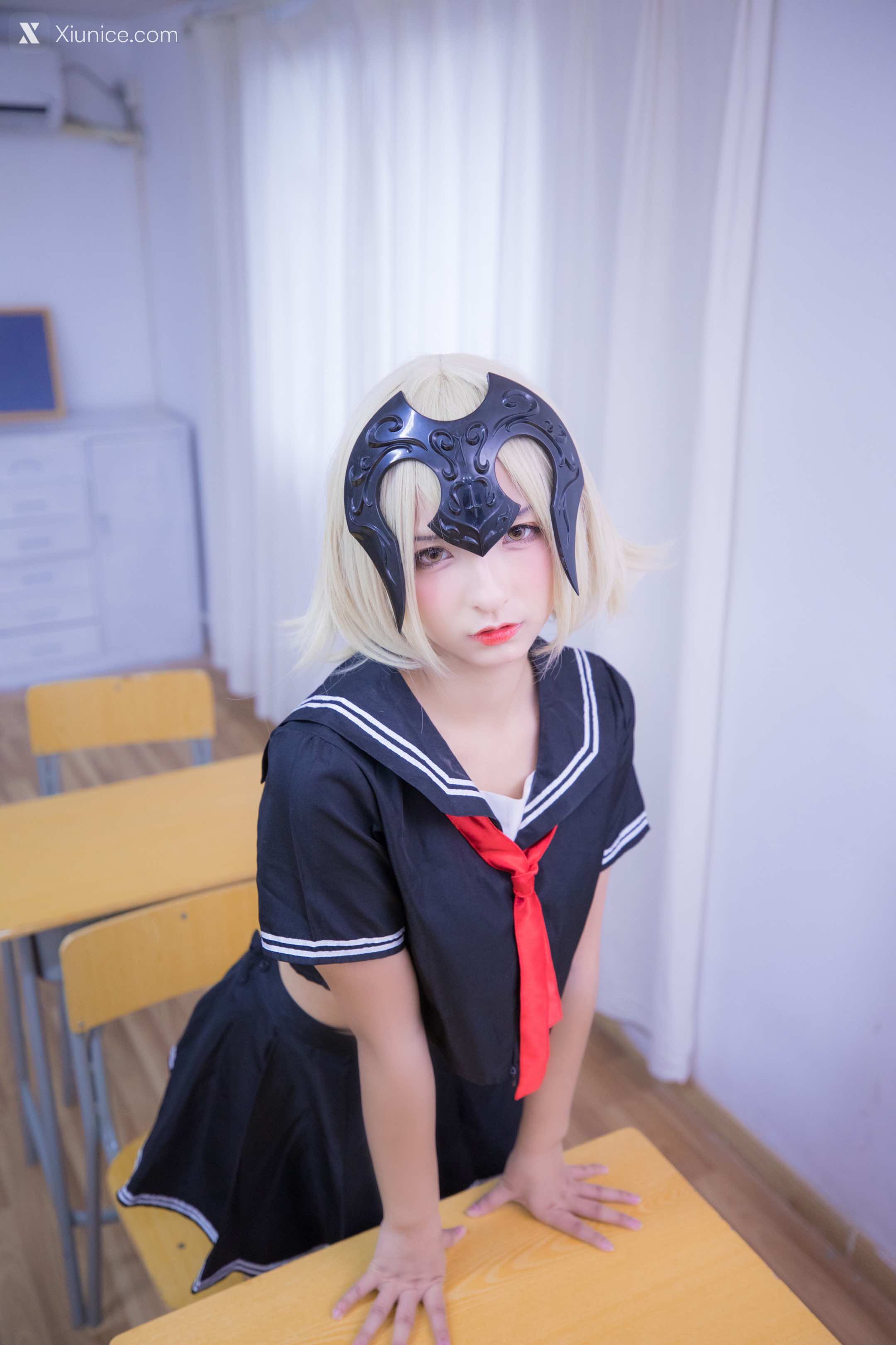 Coser@神楽坂真冬 Vol.013 放课后领域 学园黑贞 第34张