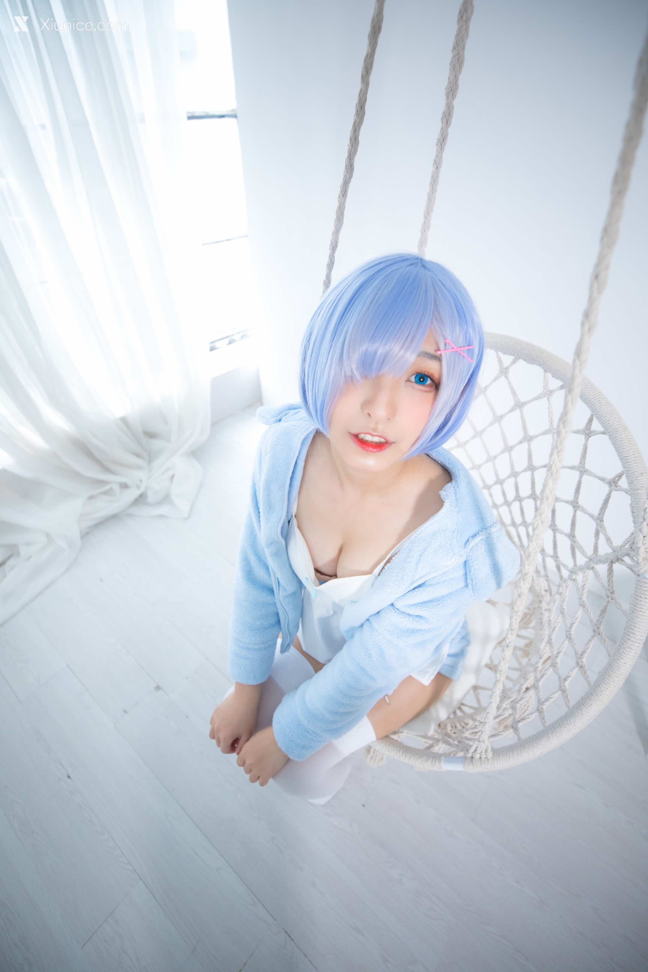 Coser@神楽坂真冬 Vol.005 蕾姆 Milk by blue 第100张