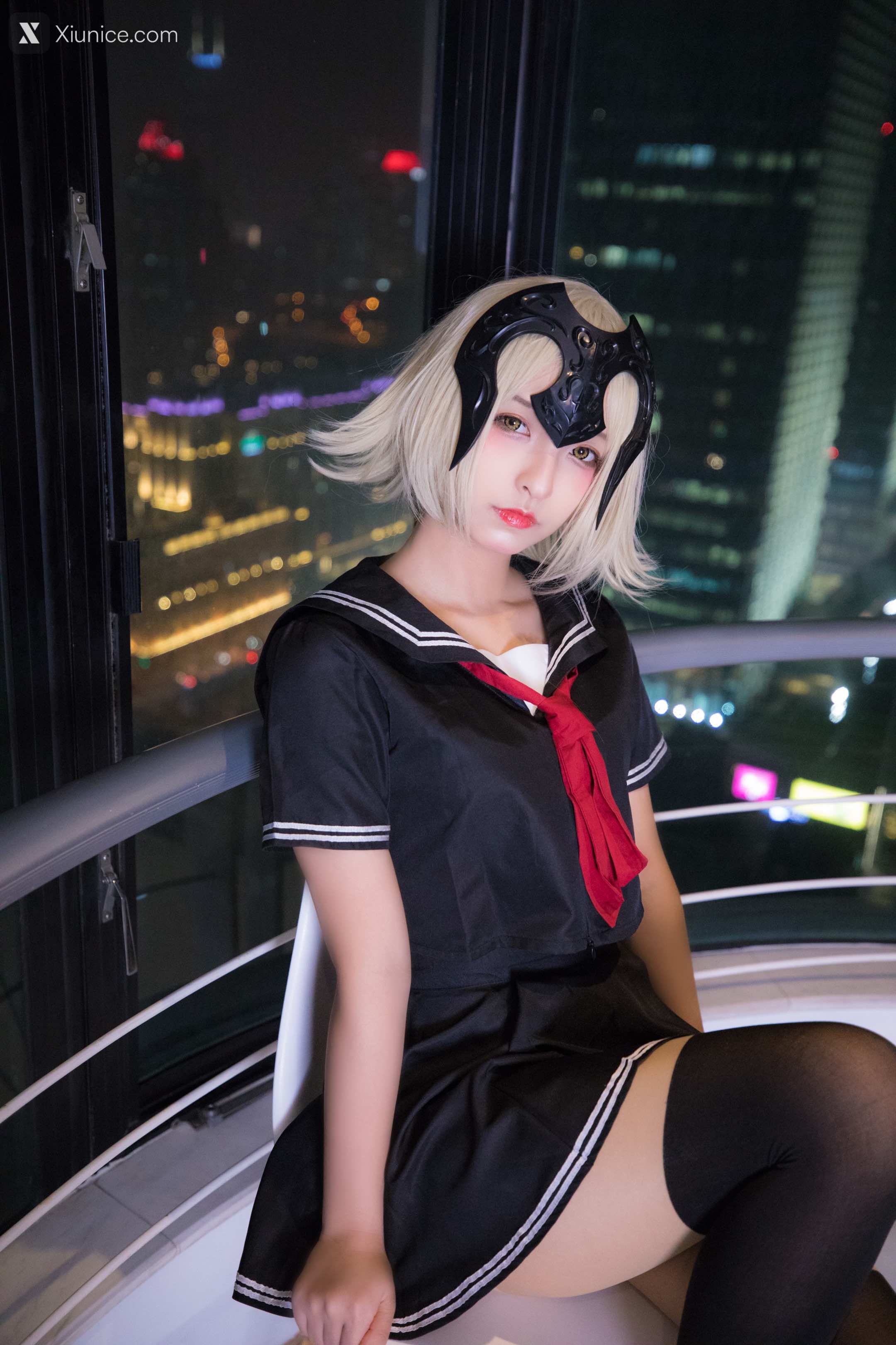 Coser@神楽坂真冬 Vol.013 放课后领域 学园黑贞 第1张