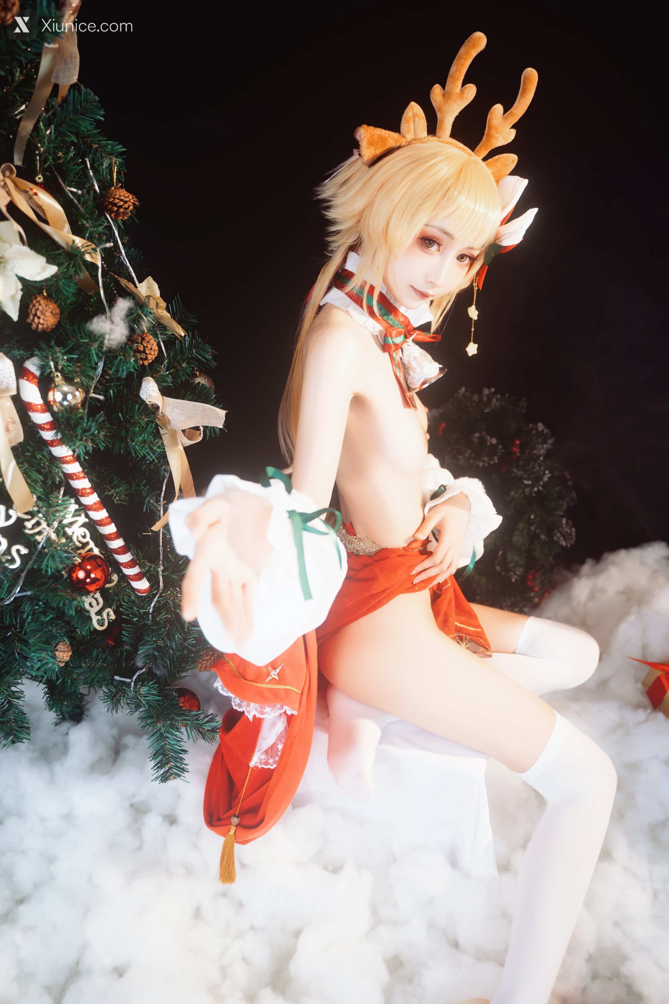 Coser@爆机少女喵小吉 (Nekokoyoshi) & 金鱼kinngyo – 圣诞特辑 第51张