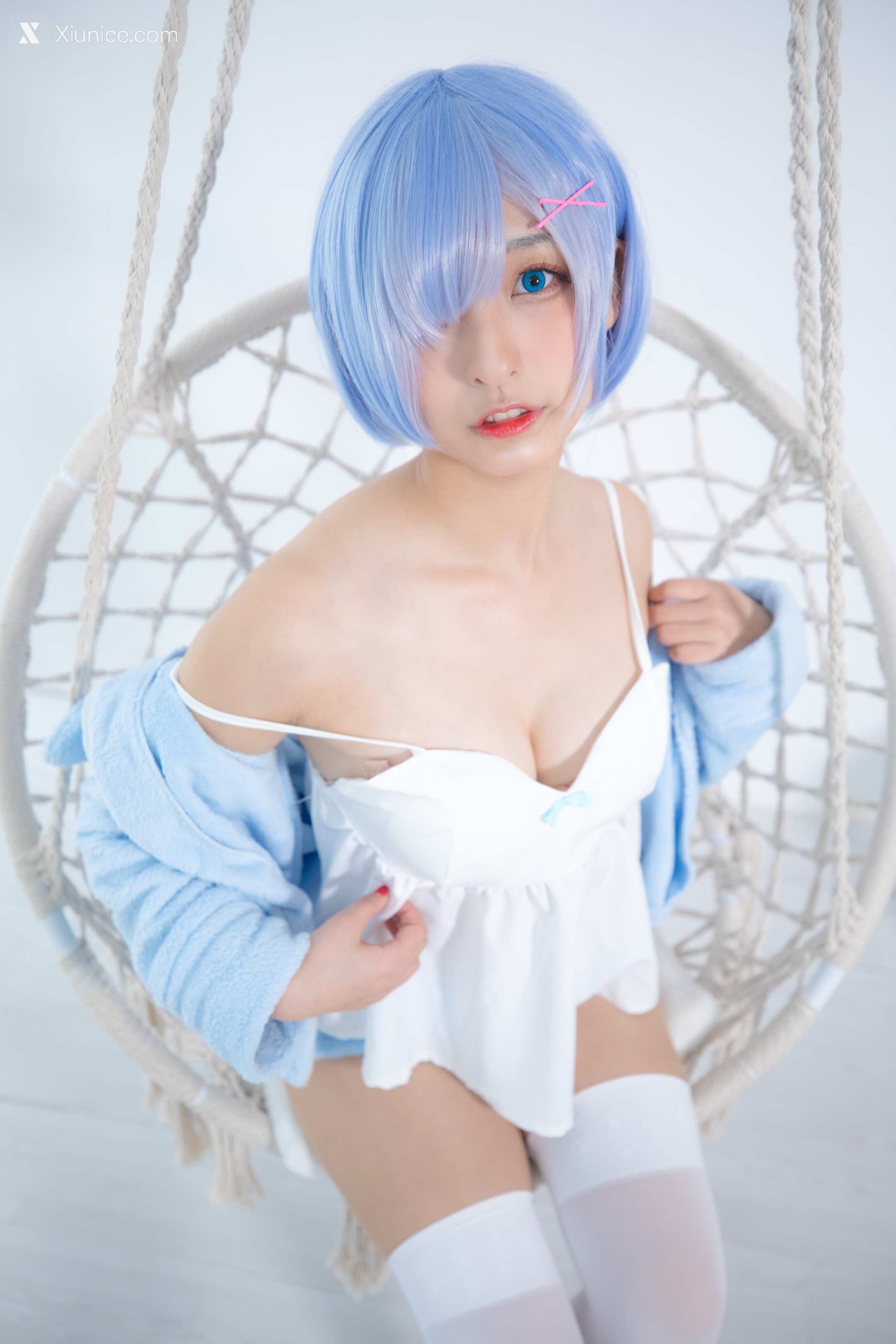 Coser@神楽坂真冬 Vol.005 蕾姆 Milk by blue 第90张