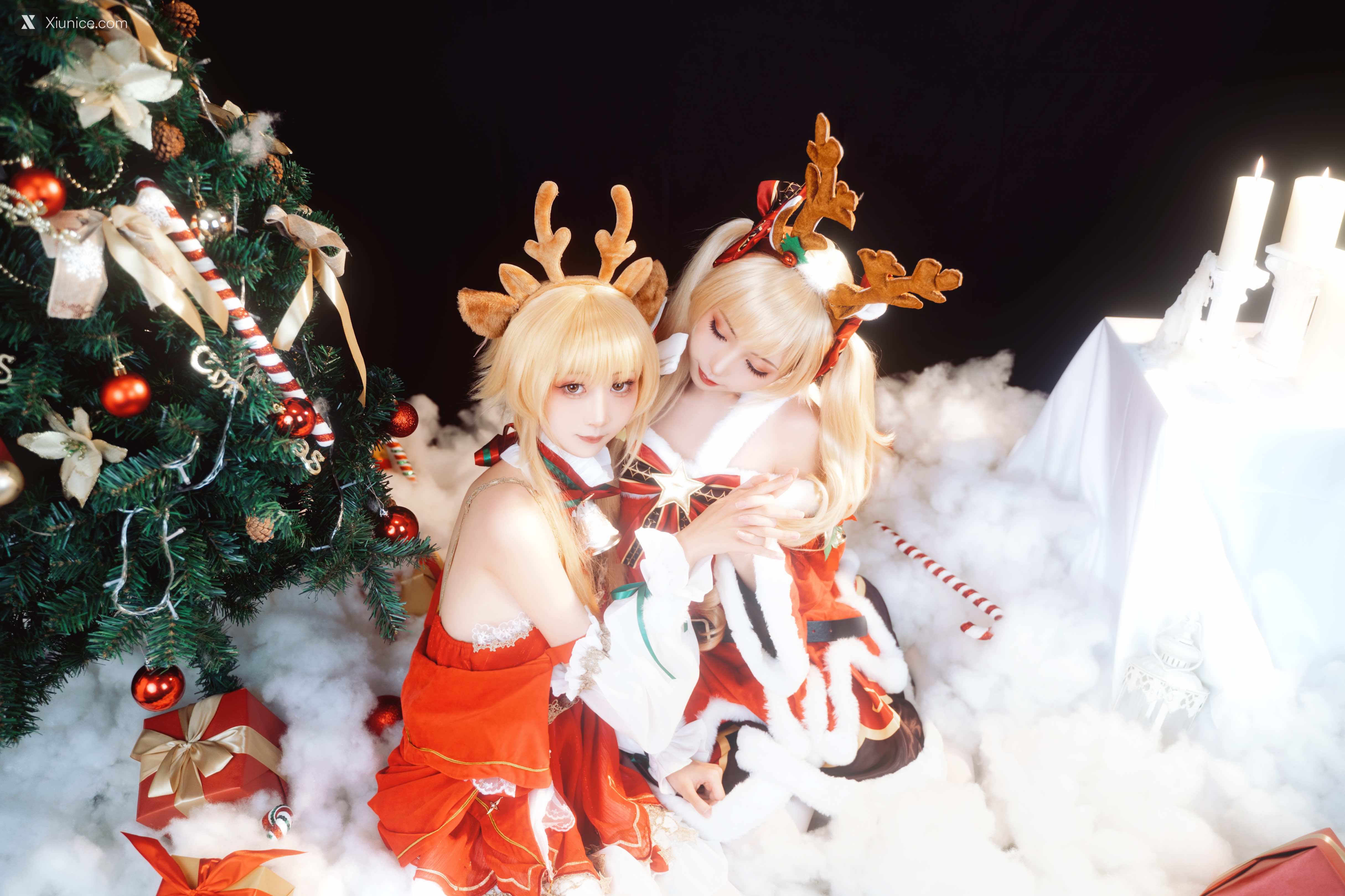 Coser@爆机少女喵小吉 (Nekokoyoshi) & 金鱼kinngyo – 圣诞特辑 第10张