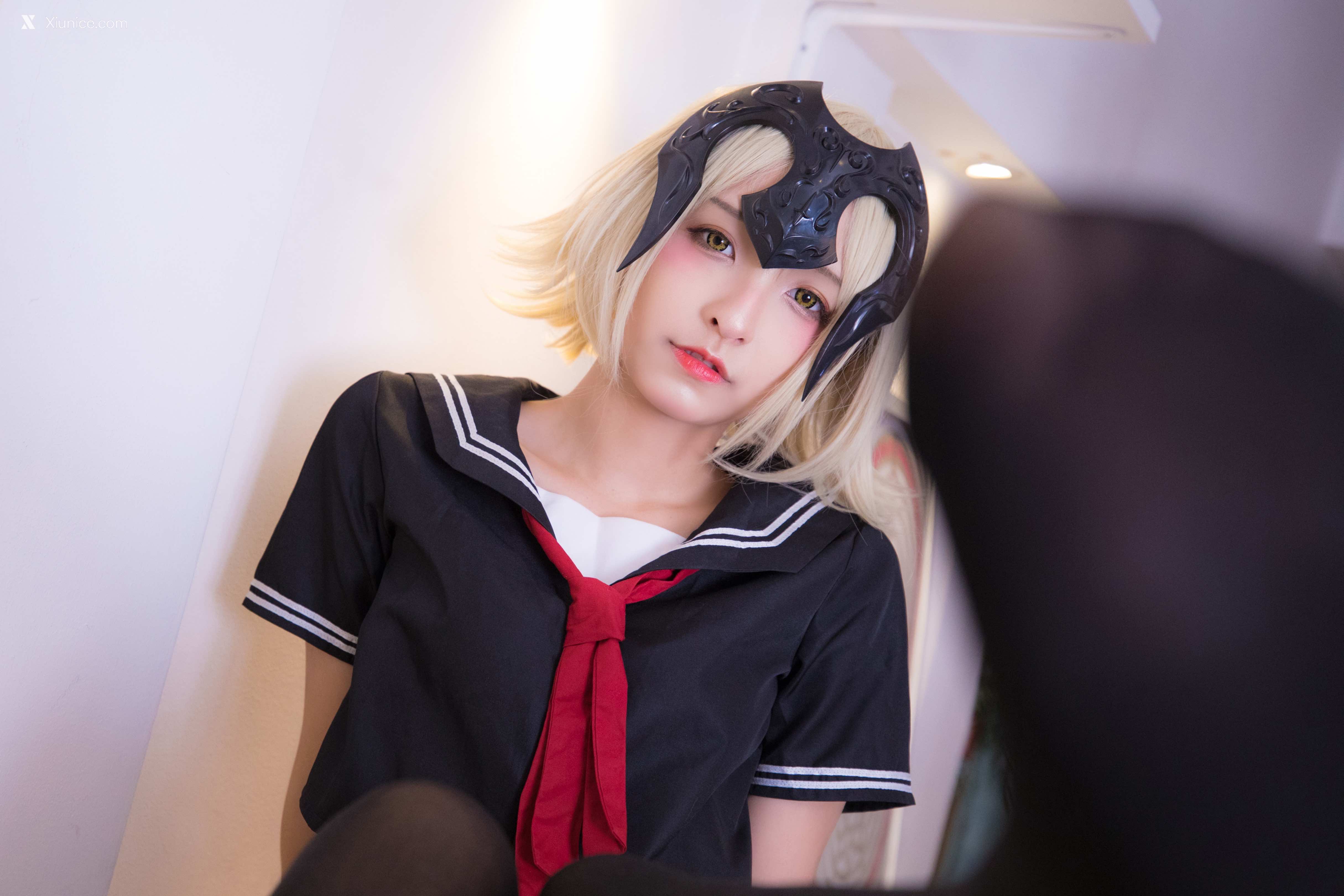 Coser@神楽坂真冬 Vol.013 放课后领域 学园黑贞 第122张