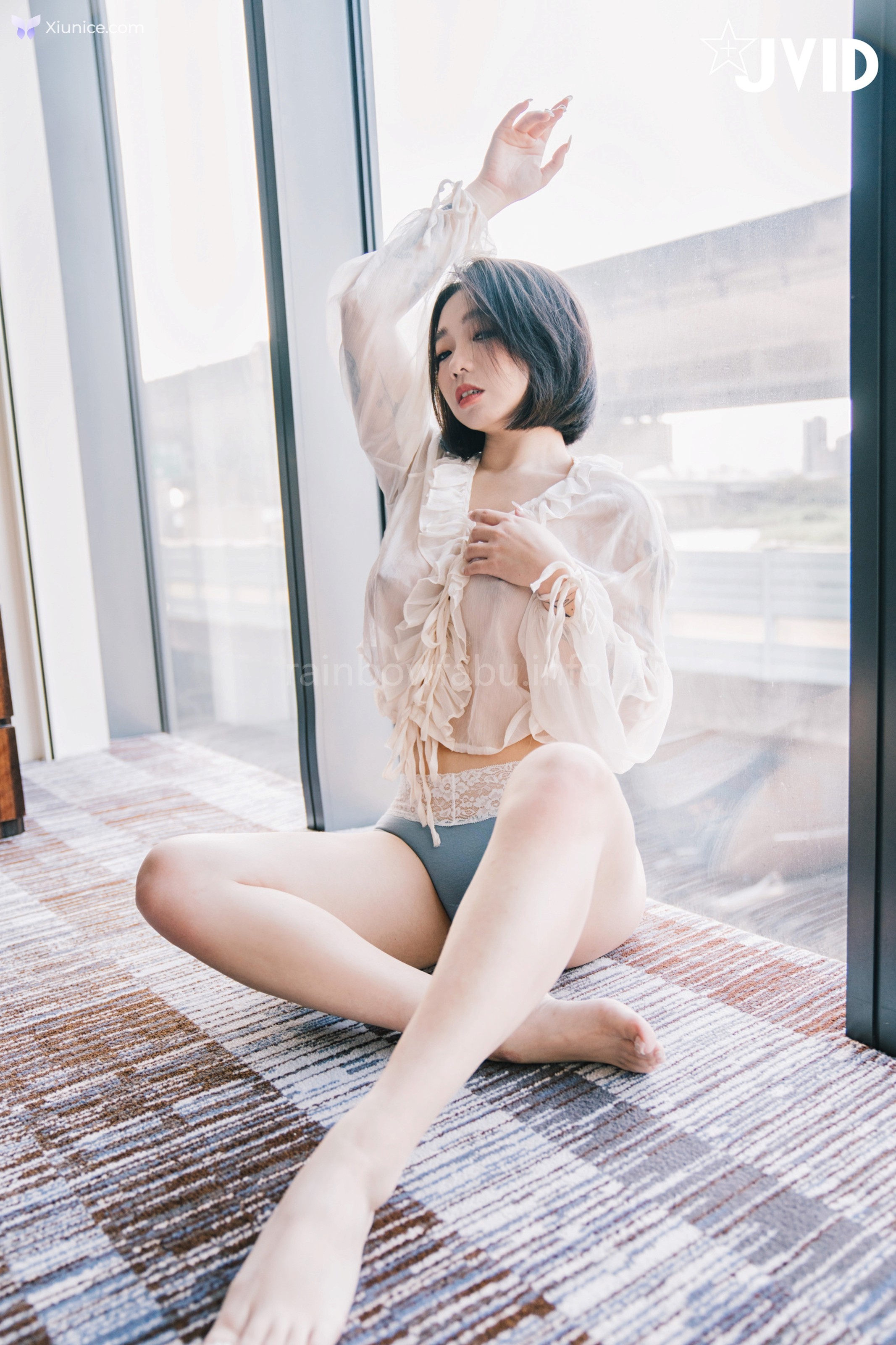 JVID 雅捷 – 你絕對沒看過的超清純從良版E奶雅捷.絕美人妻再清澀在你面前也只能兩腿開開 第61张