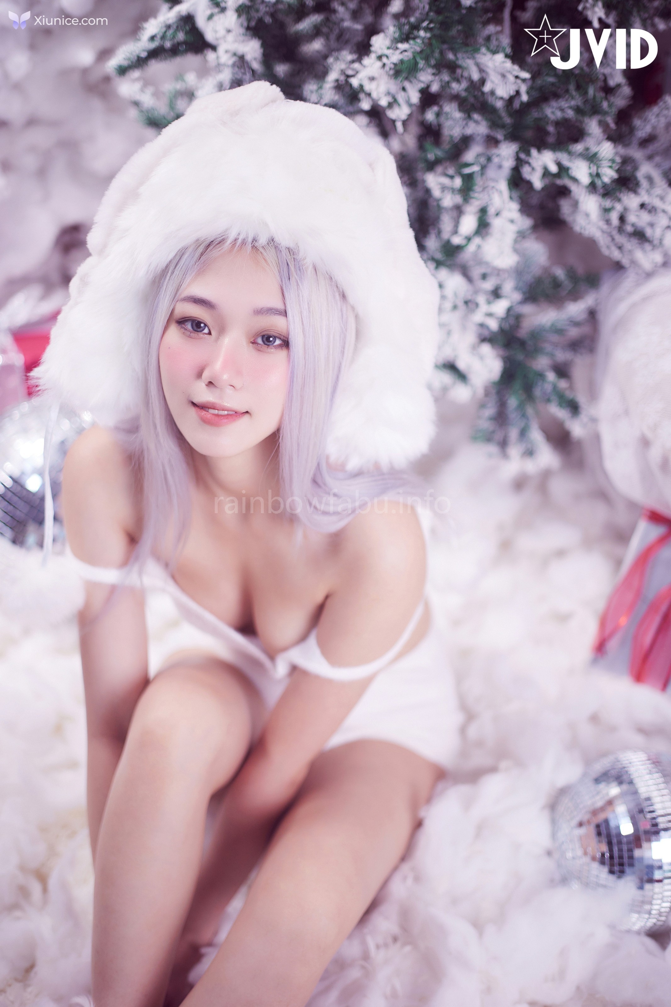 JVID Verna – 性感的愛死寂寞人雪女Verna陪你度過聖誕寒冬 第1张