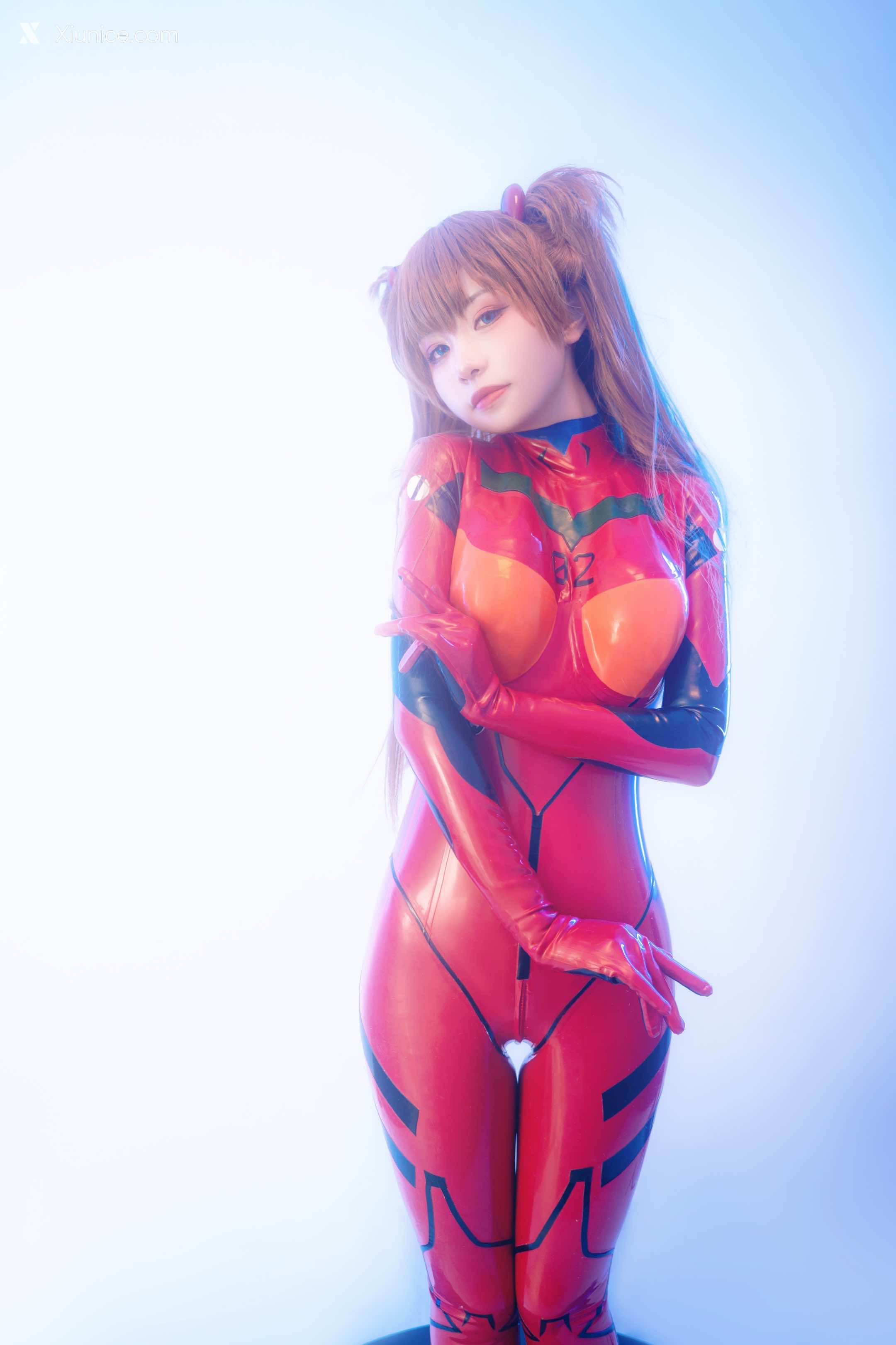 Coser@爆机少女喵小吉 (Nekokoyoshi) 明日香 人类补奸计划 第14张