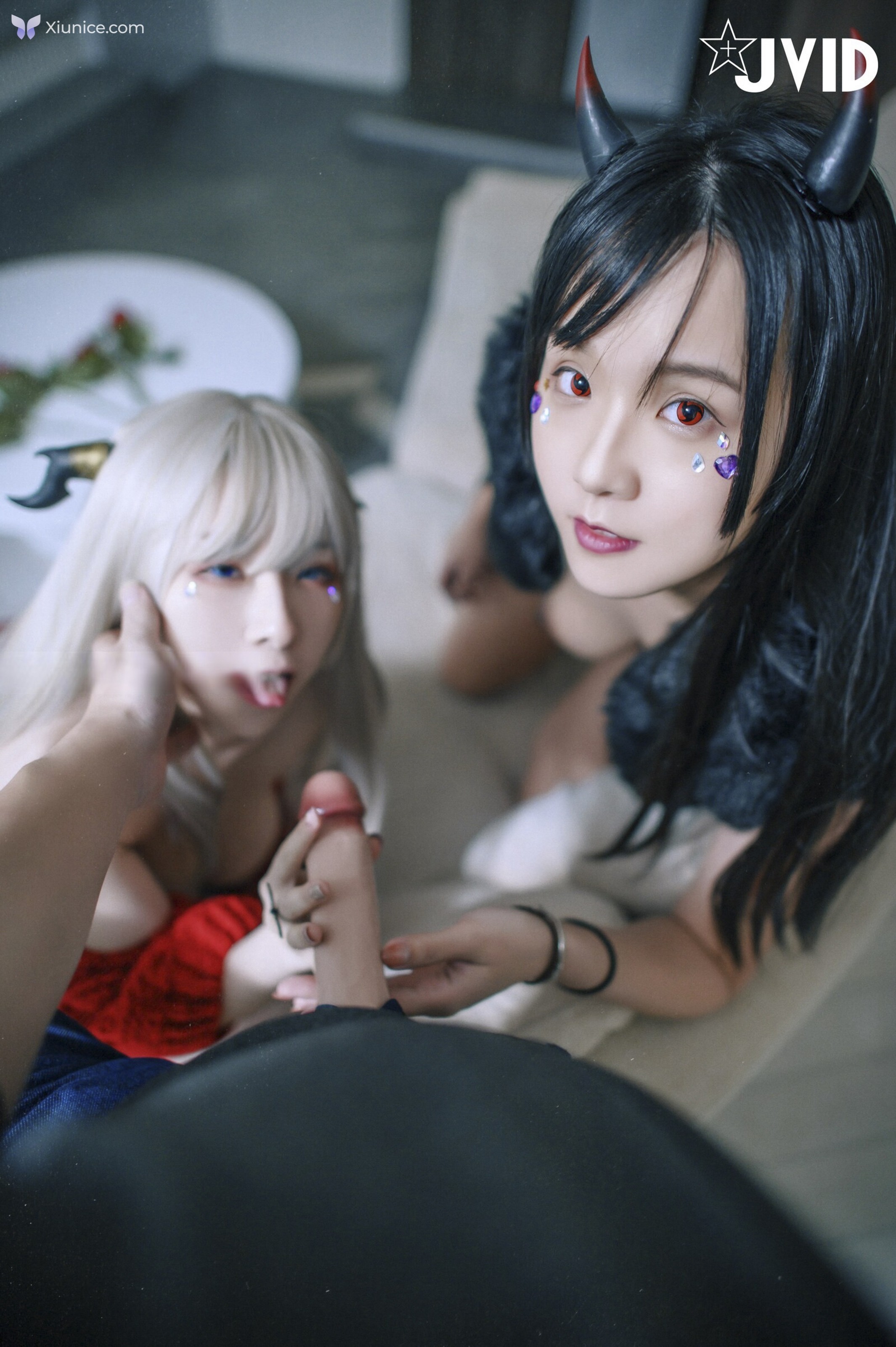JVID 黎菲儿 宝七 – 暗夜魅魔人间取精 巨根初体验 硕大酥乳汹涌澎湃 第308张
