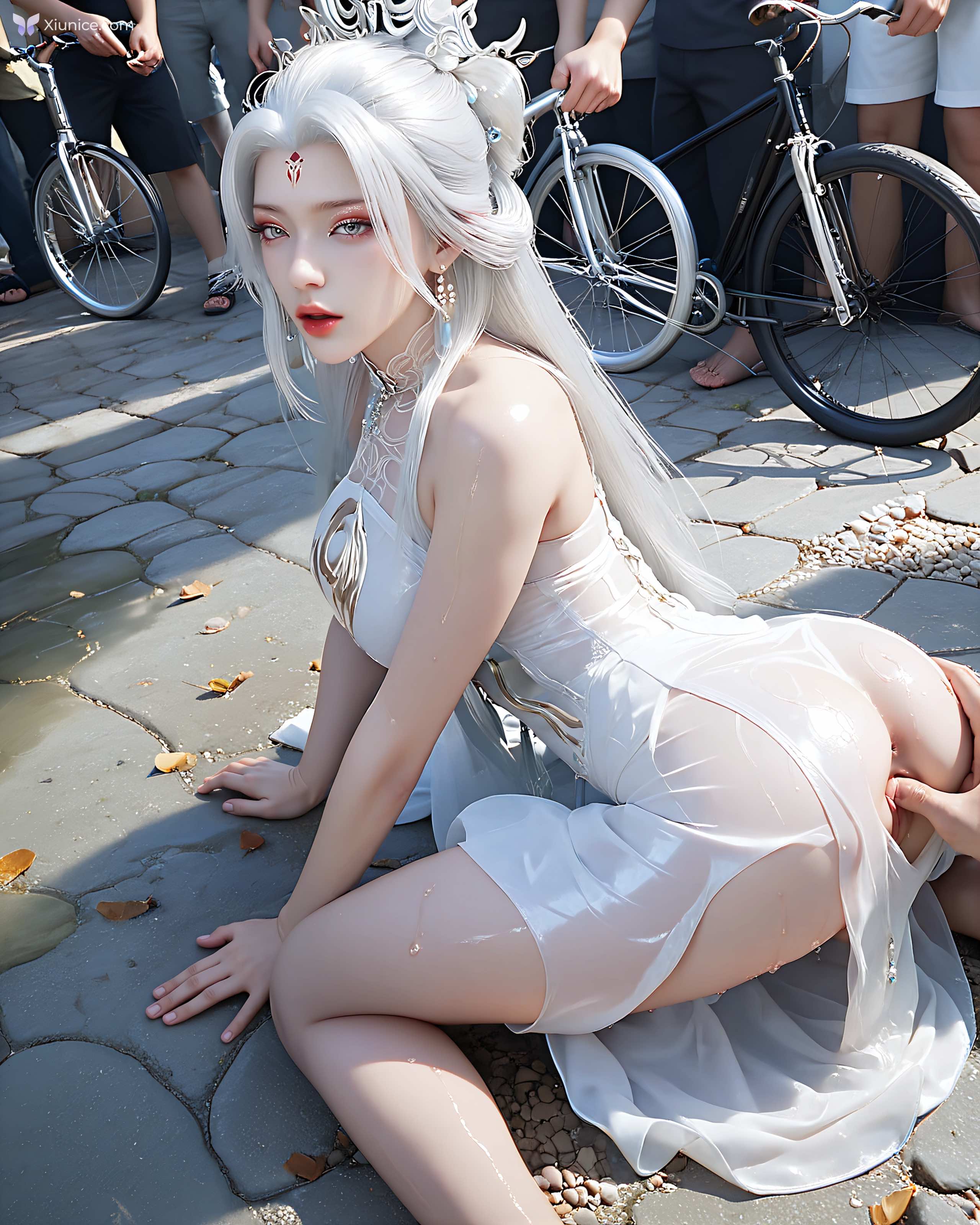 AI Girl 小白诛仙3-白衣单车痴汉 第93张