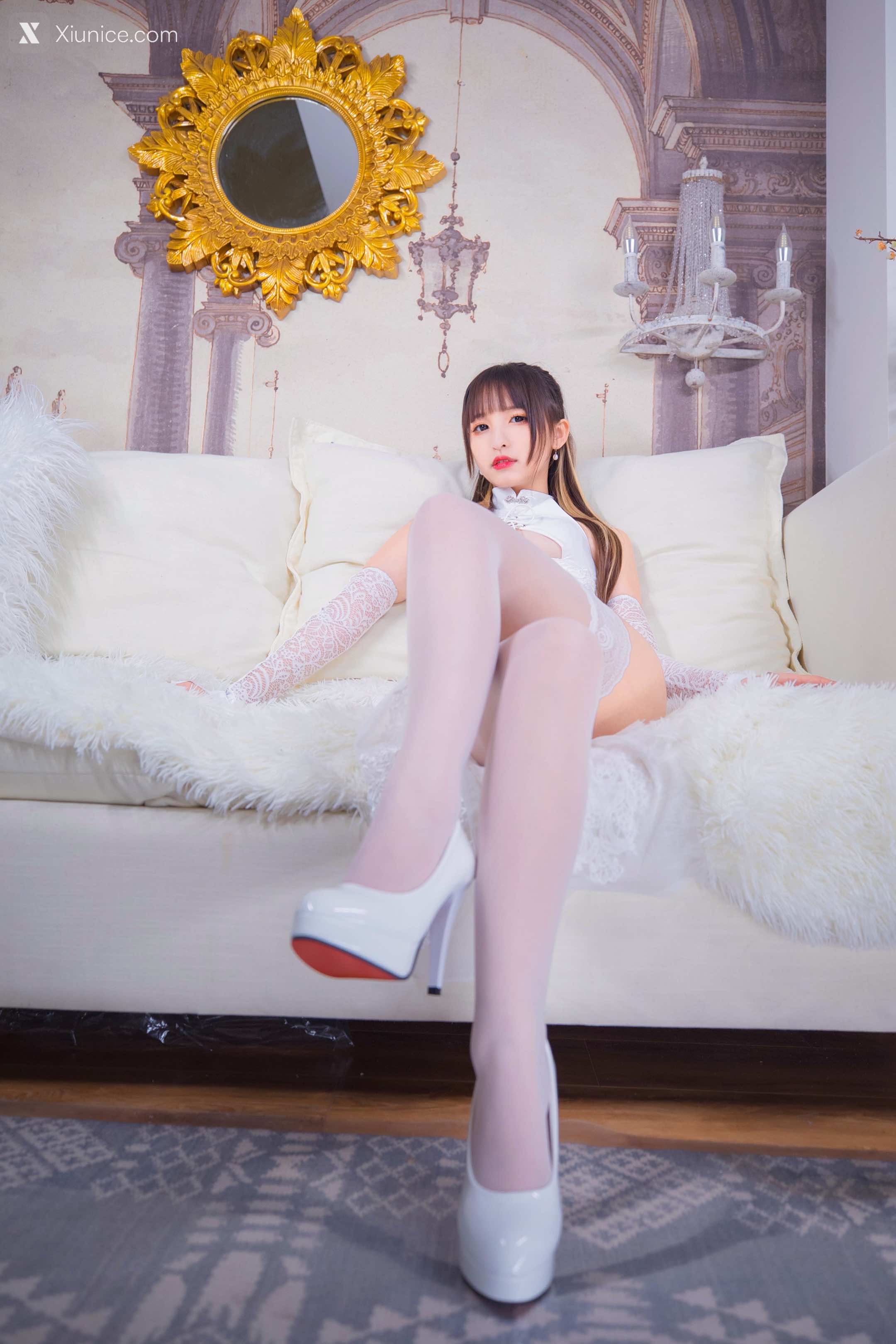 Coser@神楽坂真冬 Vol.068 绝对企画-黑白旗袍《風と月》 第95张