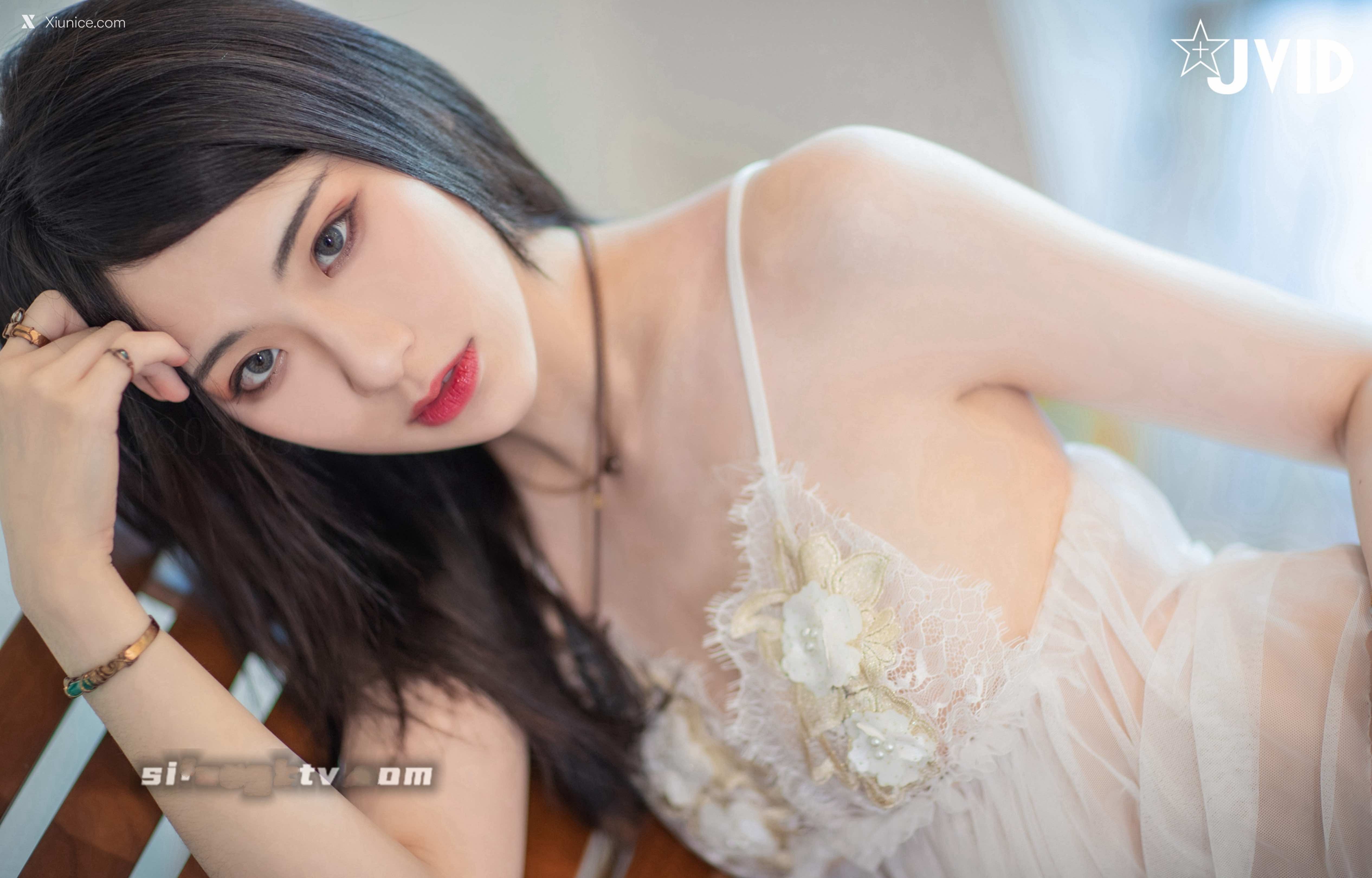 JVID – Ali-White lace pajamas 第18张