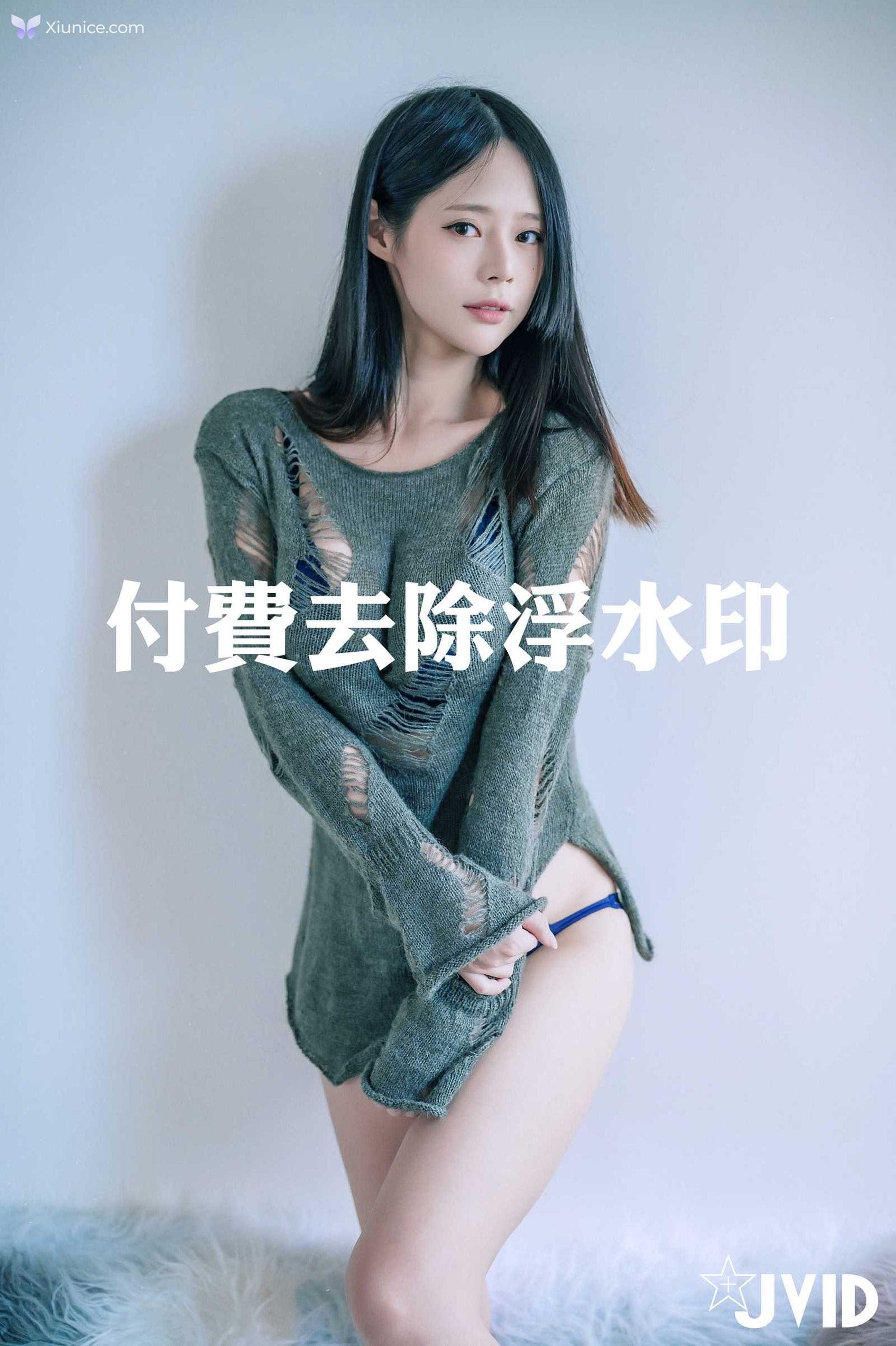 JVID 謝夏天 – 近60萬粉絲的巨乳網紅直播主脫了首次挑戰性感寫真大秀超美G奶 第105张