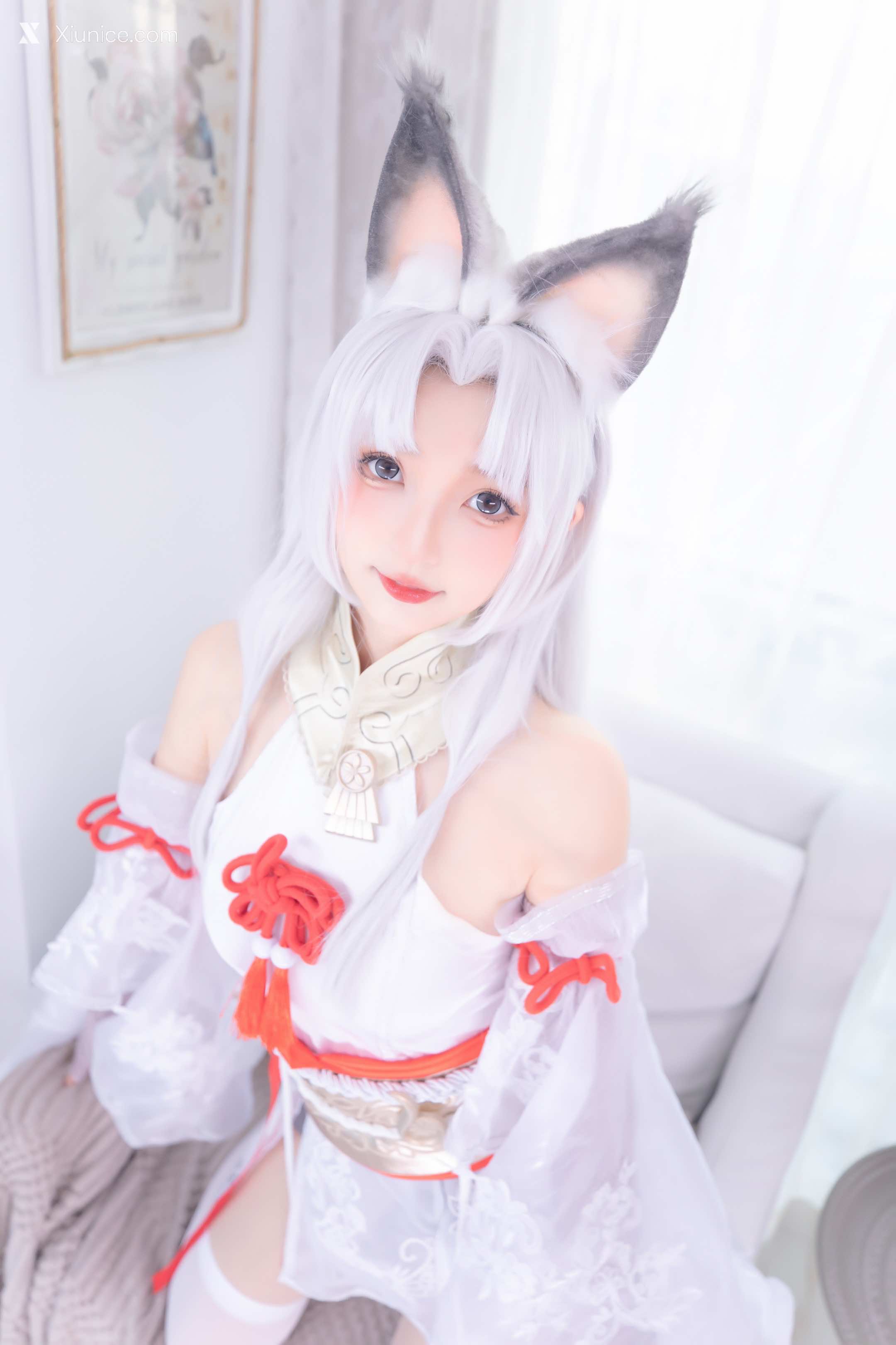 Coser@神楽坂真冬 Vol.105 白丝胡桃 第14张