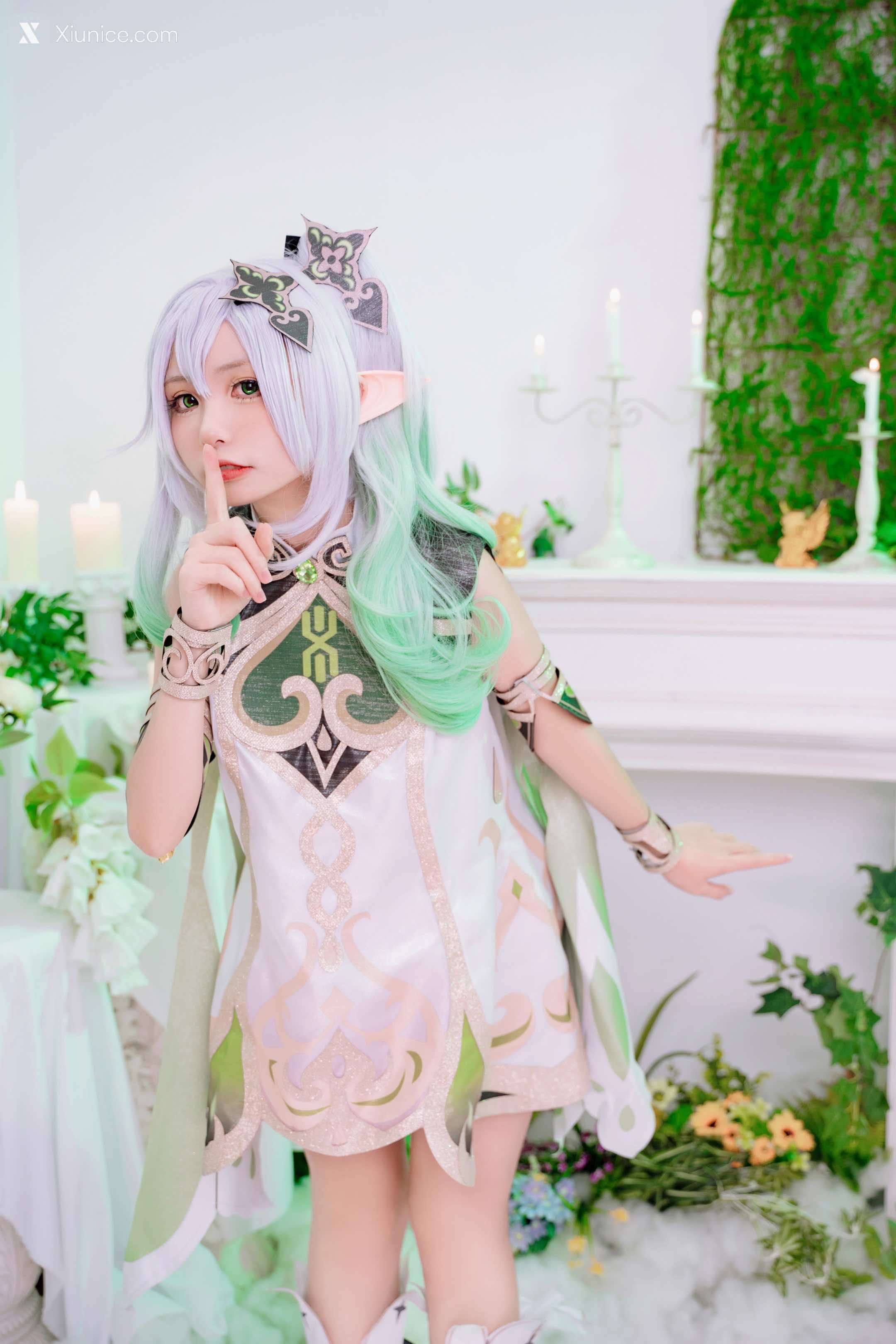Coser@爆机少女喵小吉 (Nekokoyoshi) Genshin Impact Nahida 第14张
