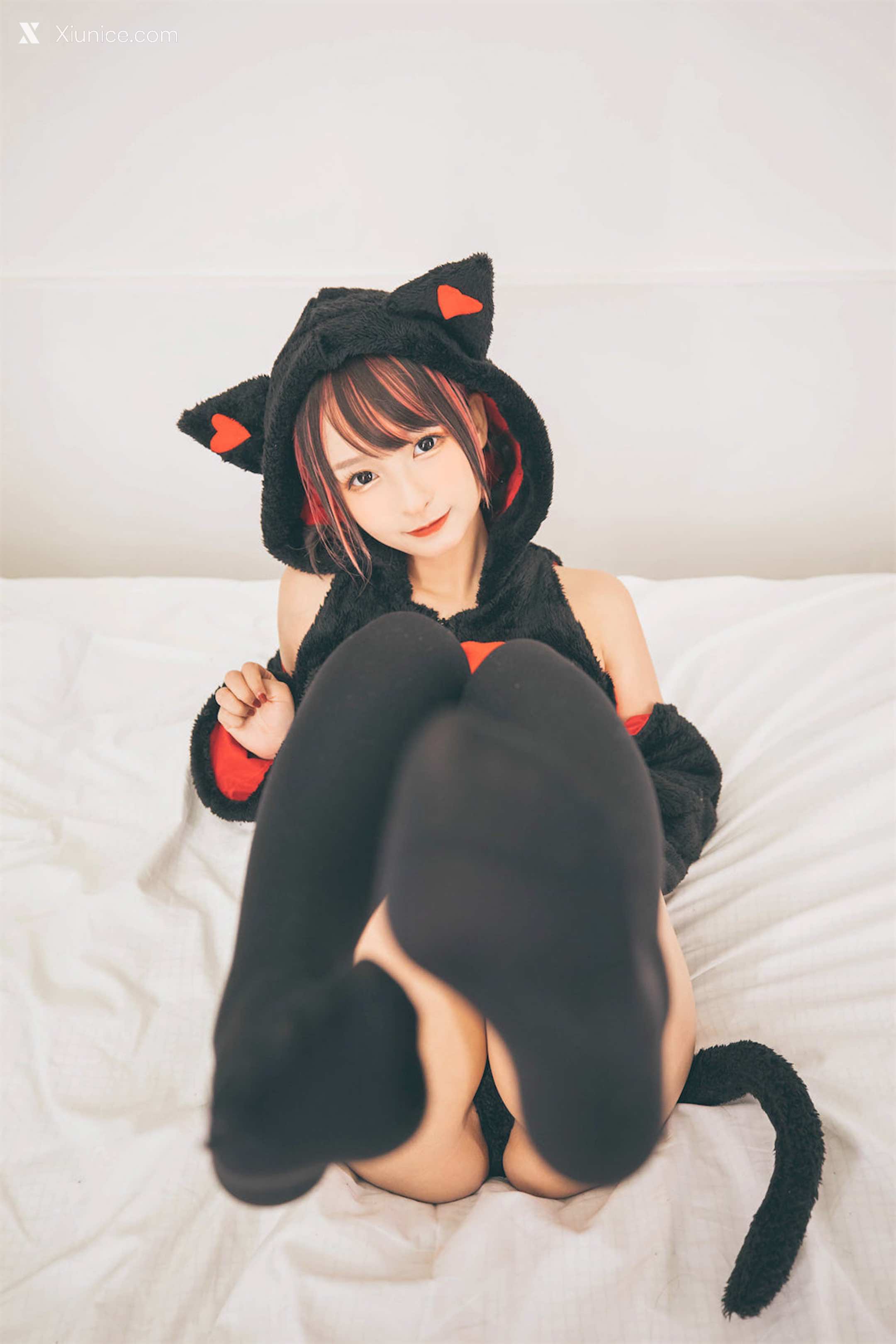 Coser@神楽坂真冬 Vol.077 绝对企画-《白黑の猫》 第98张