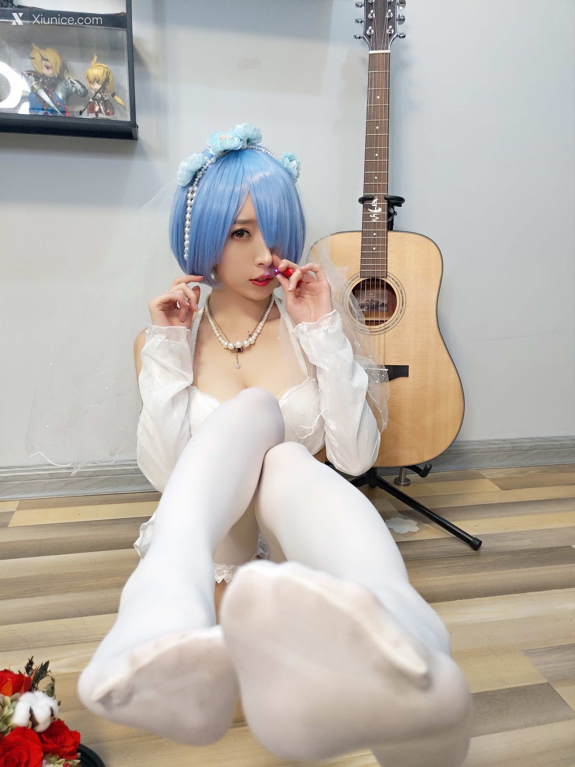 Coser@小女巫露娜 Vol.006 雷姆婚纱 第24张