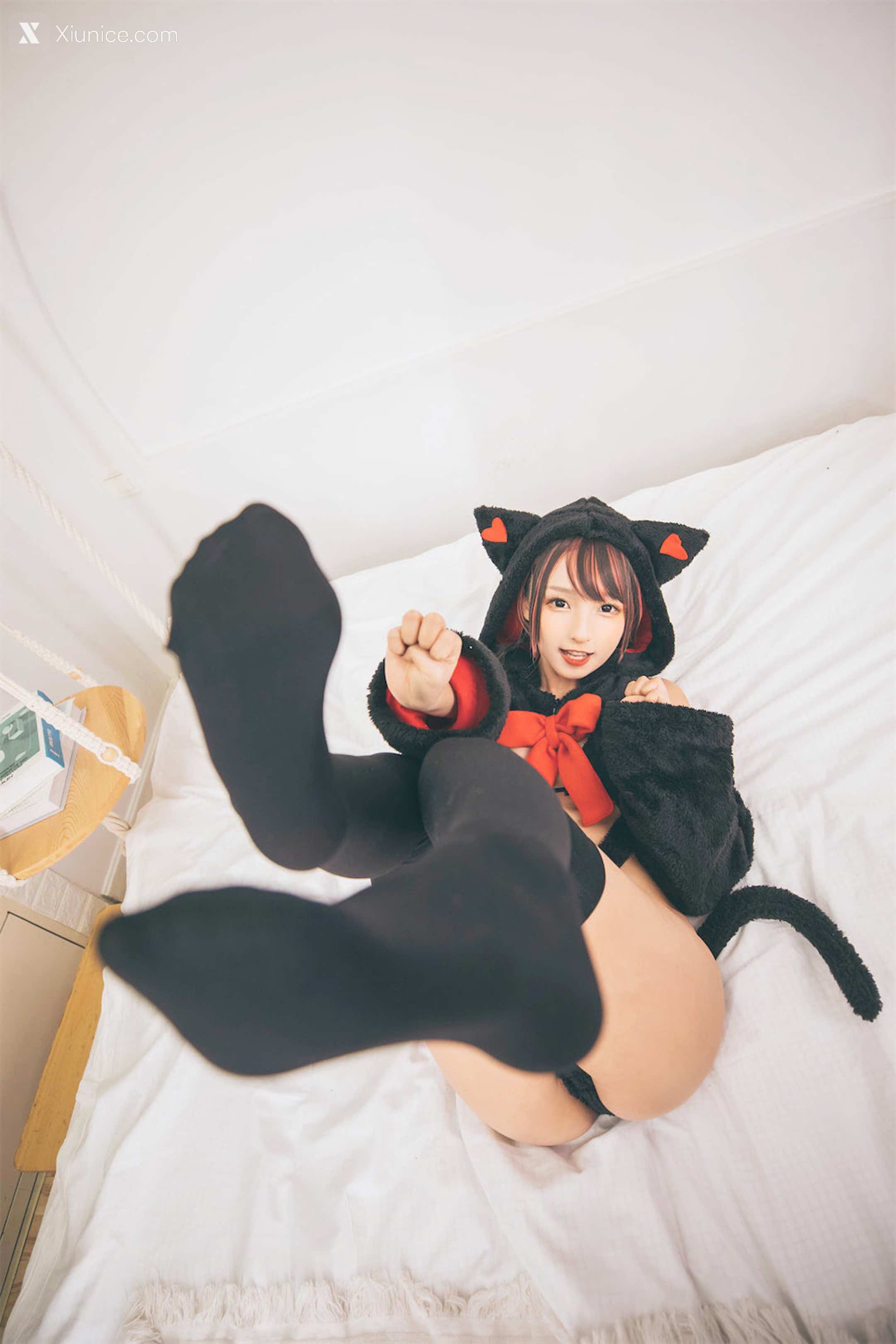 Coser@神楽坂真冬 Vol.077 绝对企画-《白黑の猫》 第118张