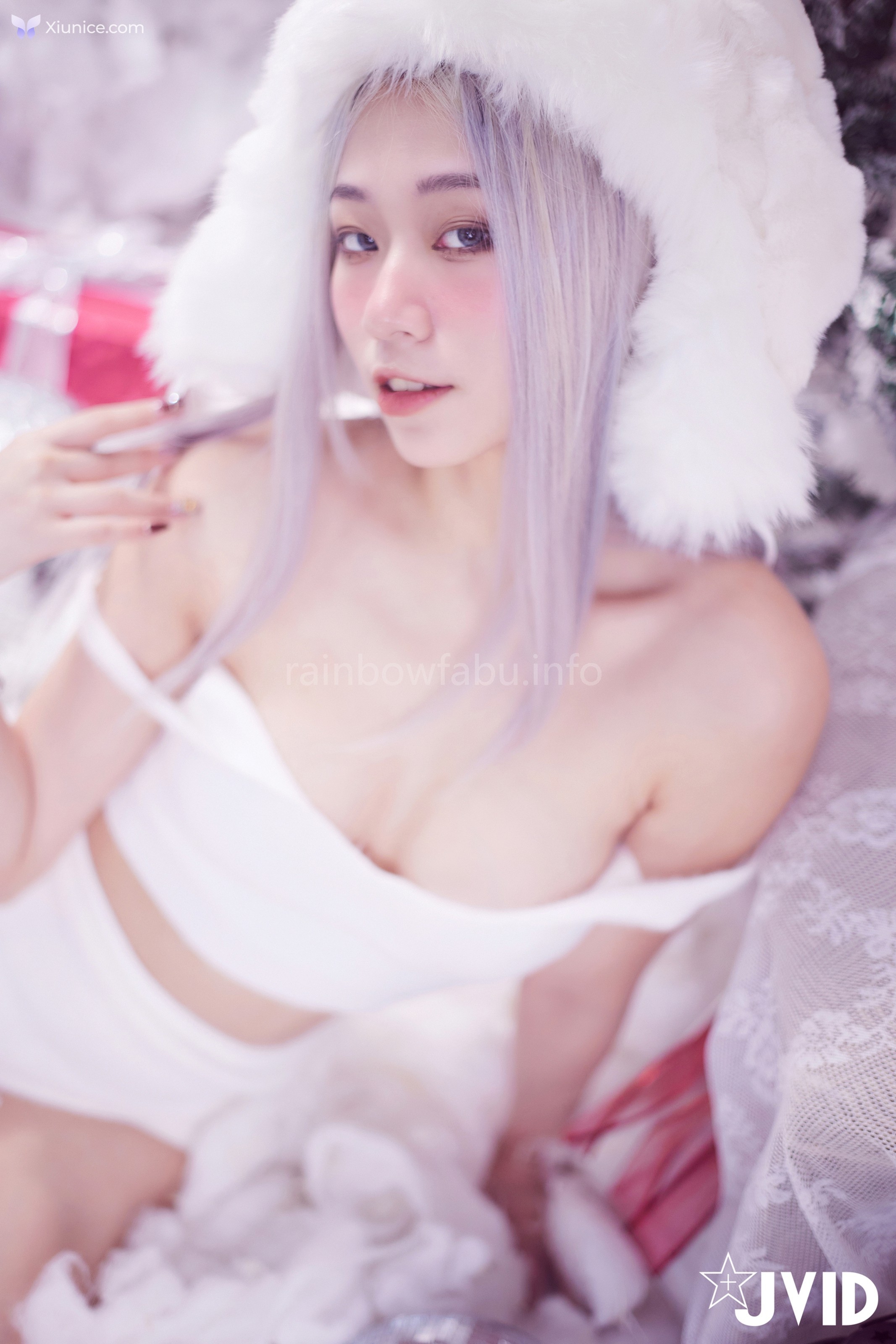 JVID Verna – 性感的愛死寂寞人雪女Verna陪你度過聖誕寒冬 第117张