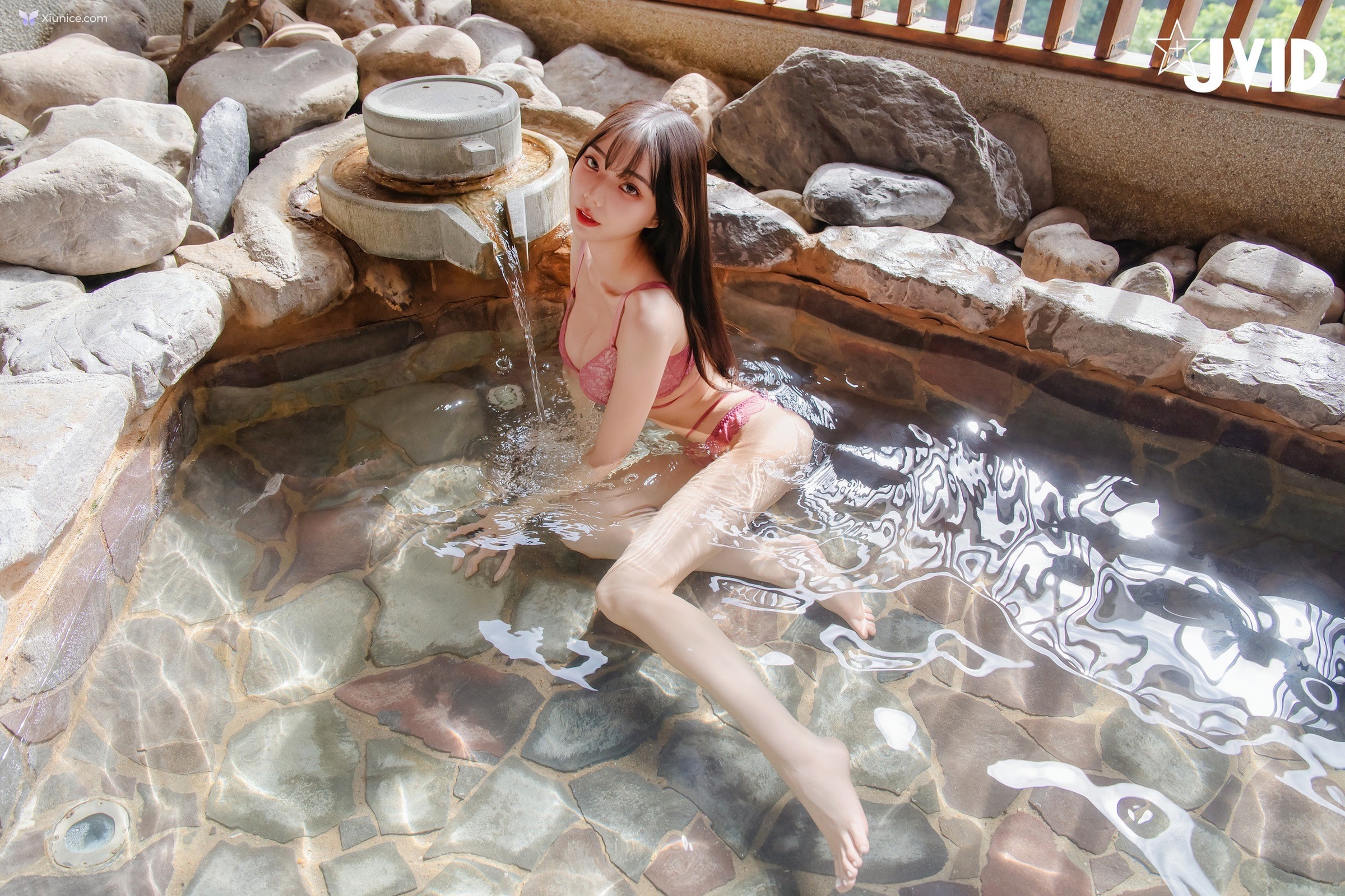 JVID 啾啾 敏綺Miki – 情慾抹油女神姉妹の欲情溫泉旅行啾啾敏綺超色氣水乳交融的肉體交纏 第73张