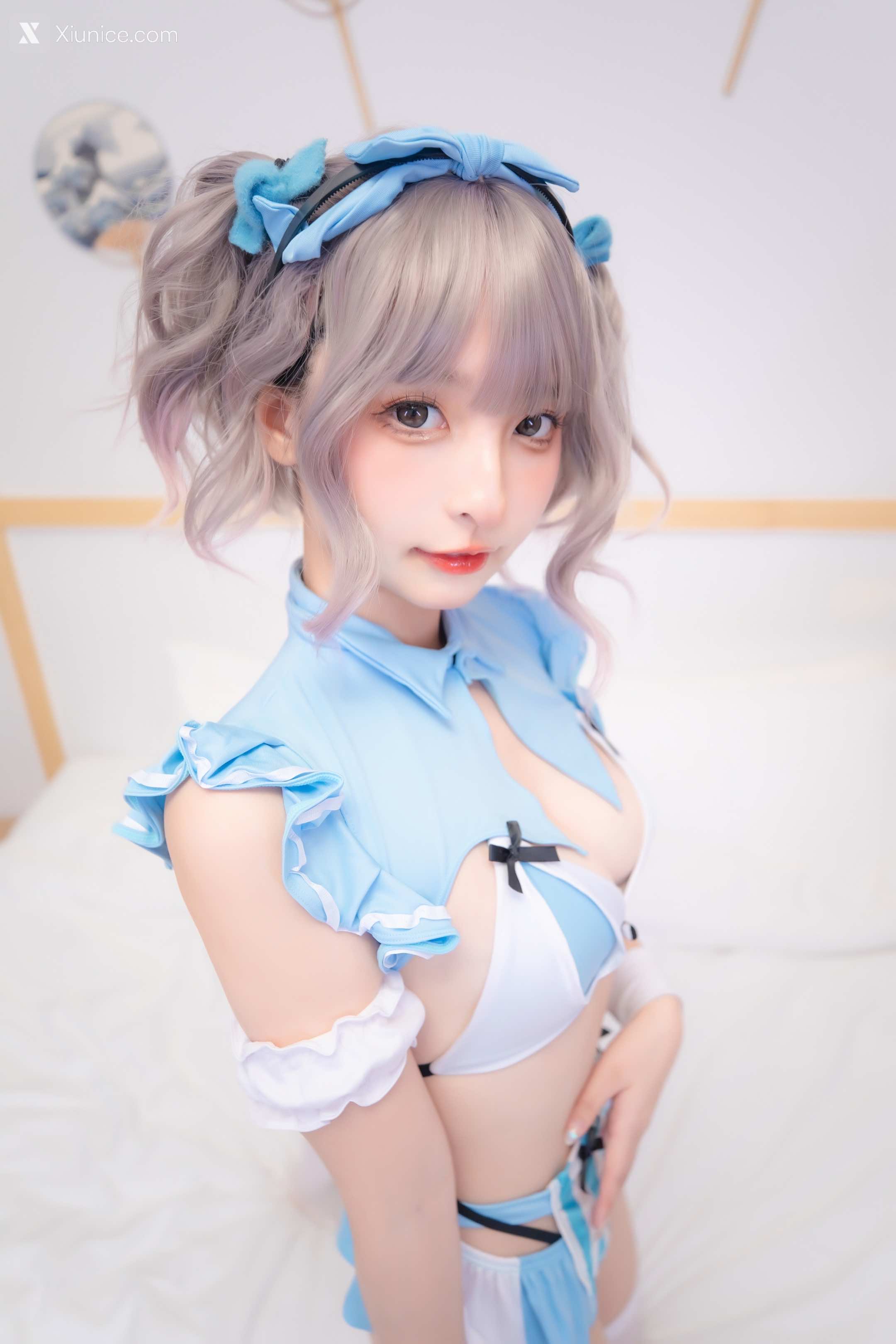 Coser@神楽坂真冬 Vol.097 蓝调女仆 第43张