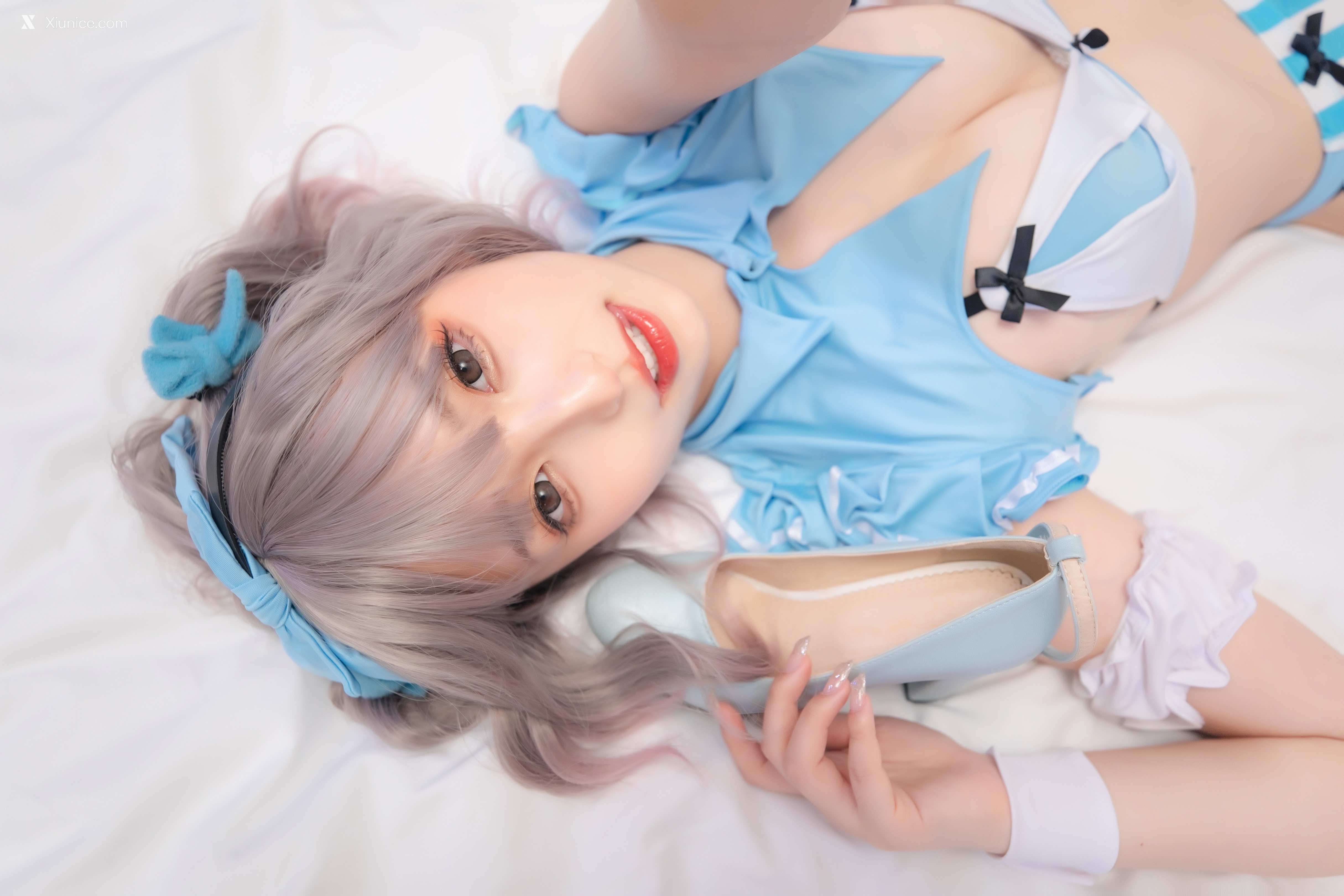 Coser@神楽坂真冬 Vol.097 蓝调女仆 第60张