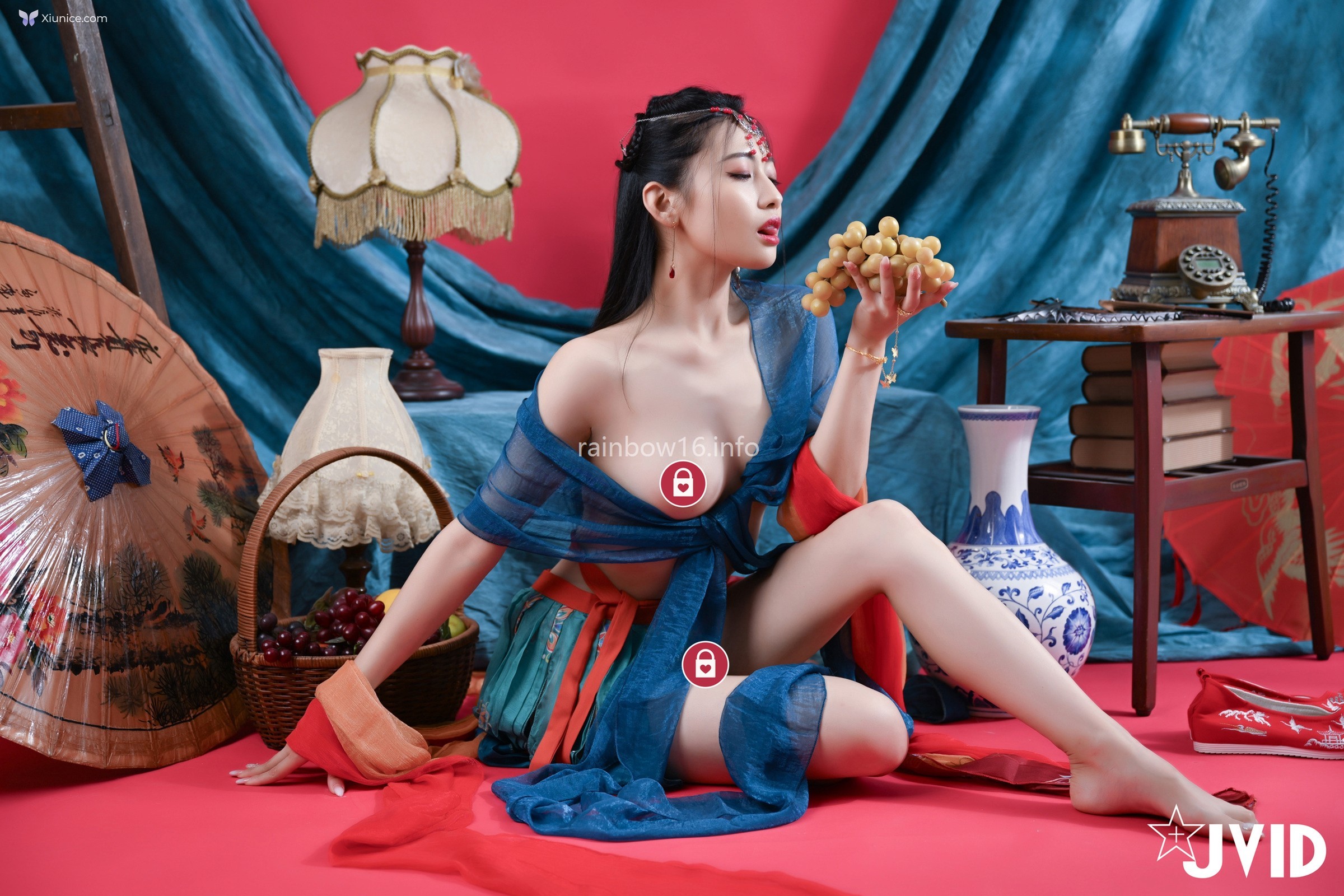 JVID 夏暮光 – 女神暮光敦煌風格造型服飾首度嘗試飛越天際穿梭時空與你來場空前未有的愛戀滋味 第10张