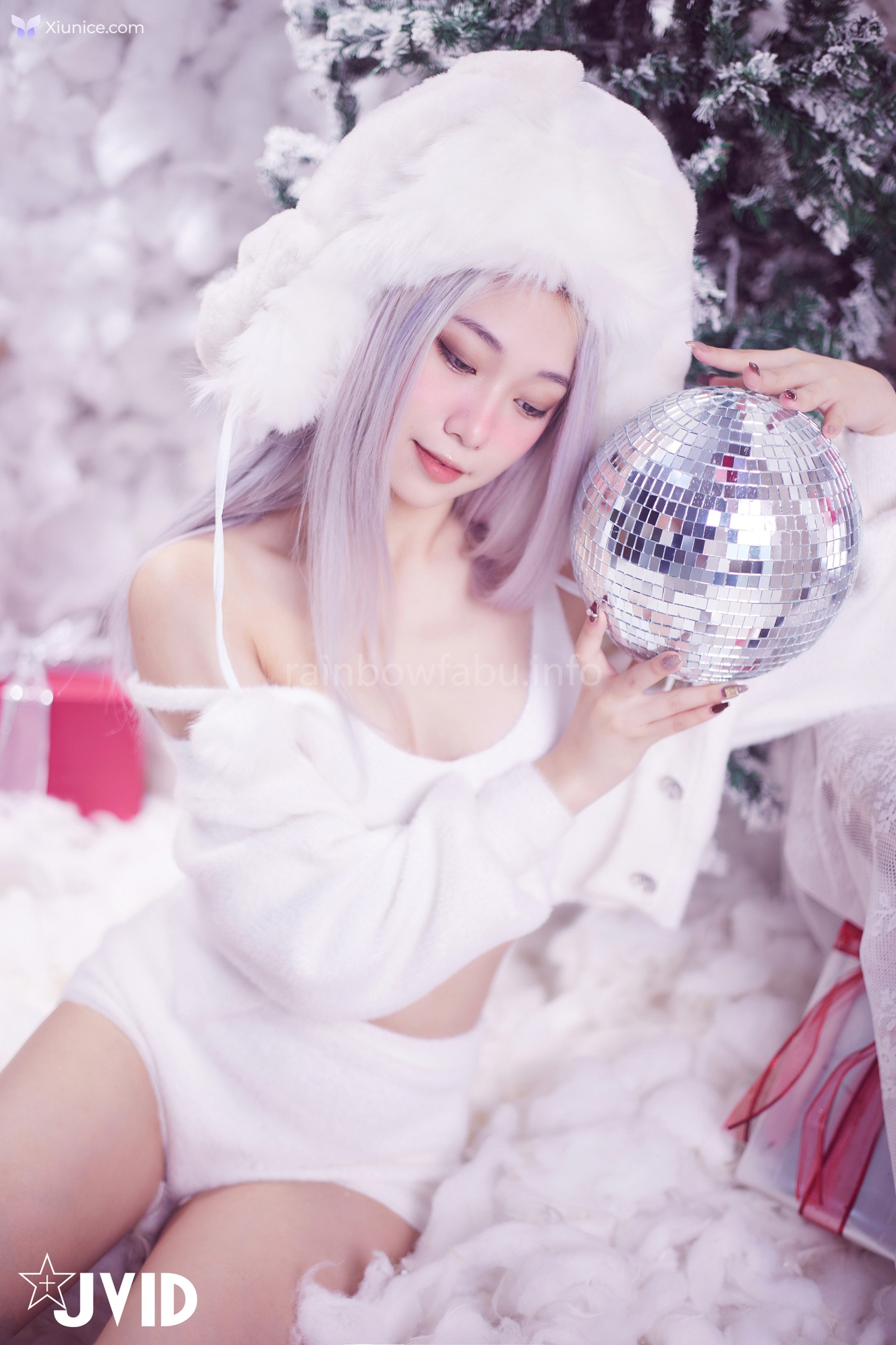 JVID Verna – 性感的愛死寂寞人雪女Verna陪你度過聖誕寒冬 第71张