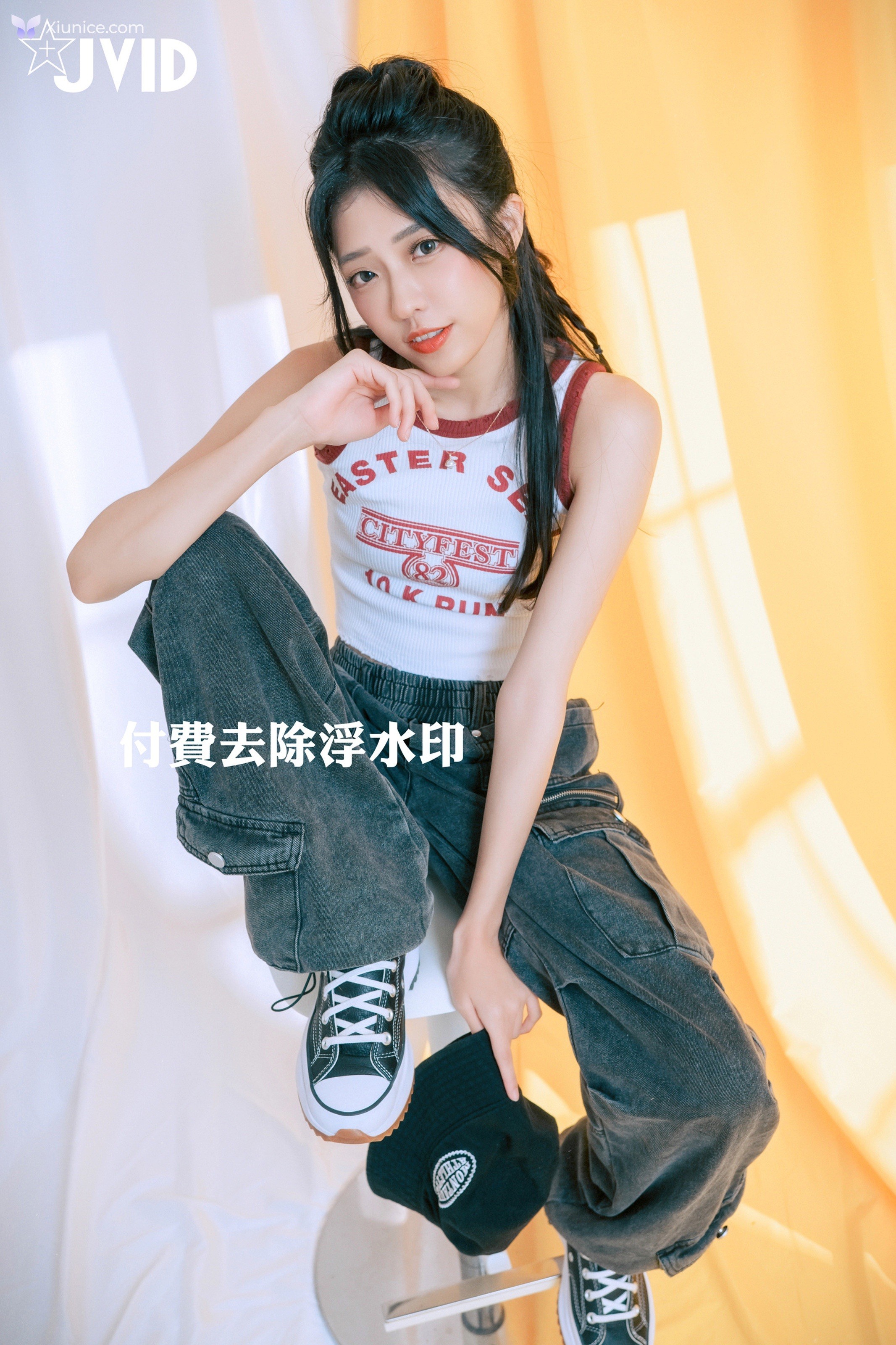 JVID 妍妍 Angel – 網拍模特兒の淺規則妍妍遭射淫師脅迫脫衣強拍裸照配合度太高反而引起射淫師邪念 第185张