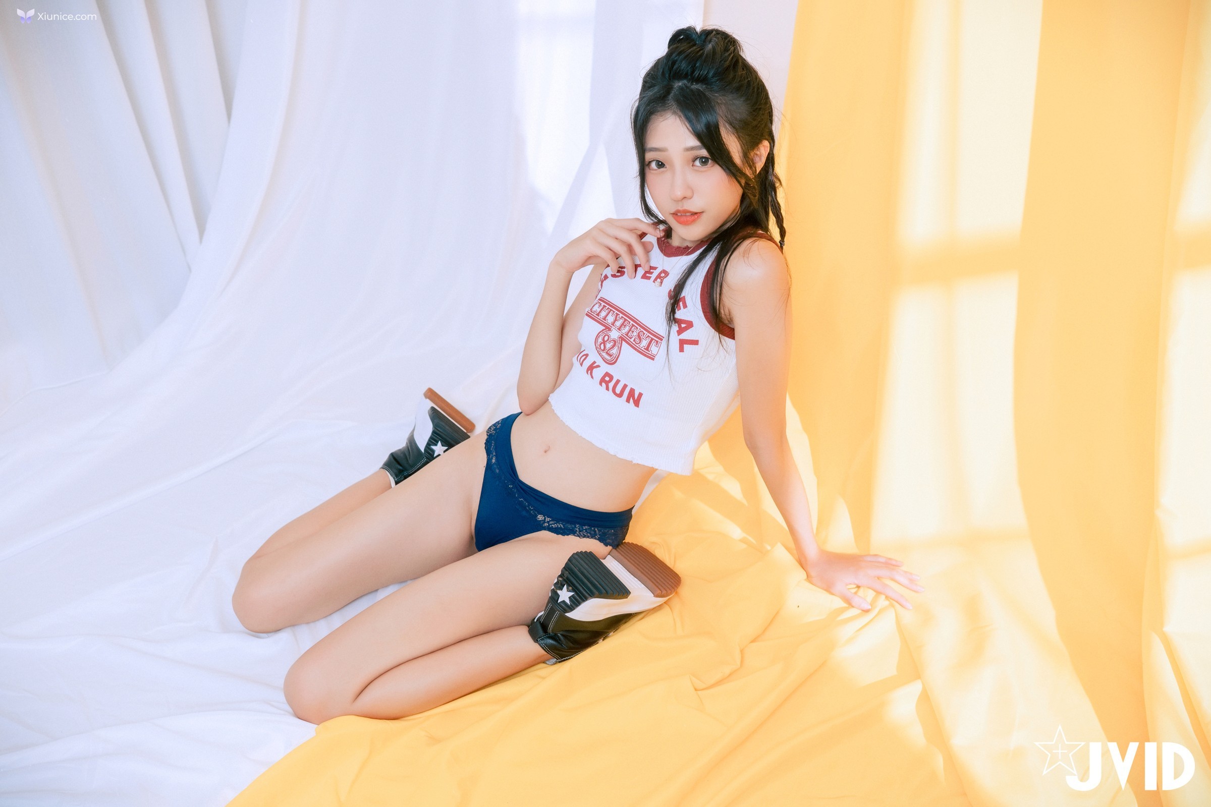 JVID 妍妍 Angel – 網拍模特兒の淺規則妍妍遭射淫師脅迫脫衣強拍裸照配合度太高反而引起射淫師邪念 第85张